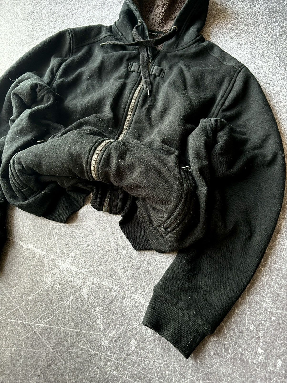 Hysteric Glamour × If Six Was Nine VINTAGE Y2K AVANT GARDE IF SIX WAS NINE STYLE FUR HOODIE Size US M / EU 48-50 / 2 - 3 Thumbnail