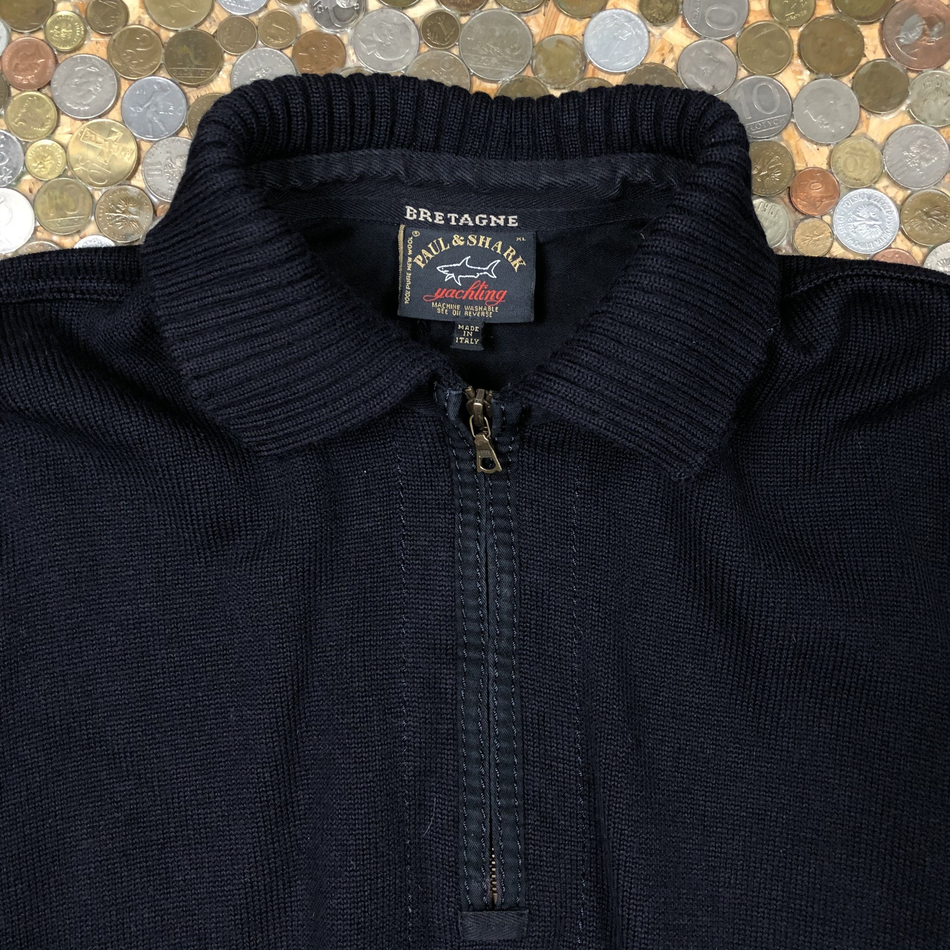 Paul Smith Paul & Shark zip sweatshirt with collar Size US XL / EU 56 / 4 - 2 Thumbnail