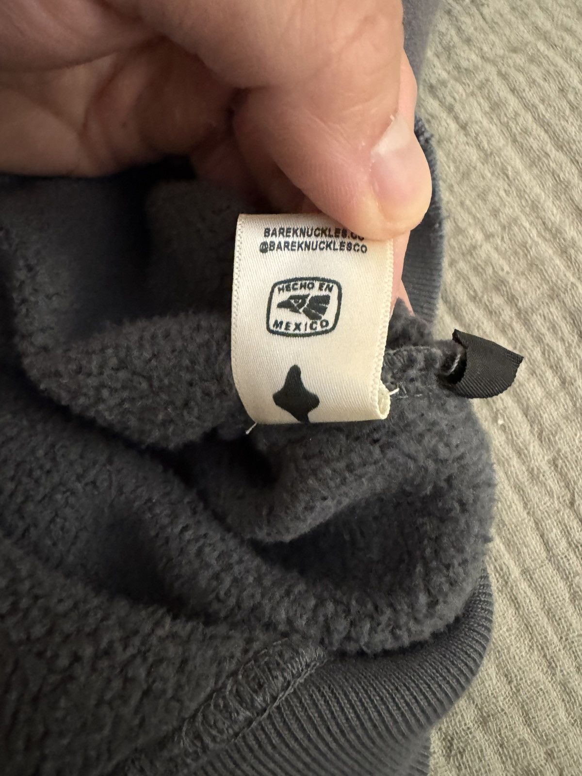 Bare Knuckles Bare Knuckles Distressed Basics Hoodie - NEW Size US L / EU 52-54 / 3 - 6 Thumbnail