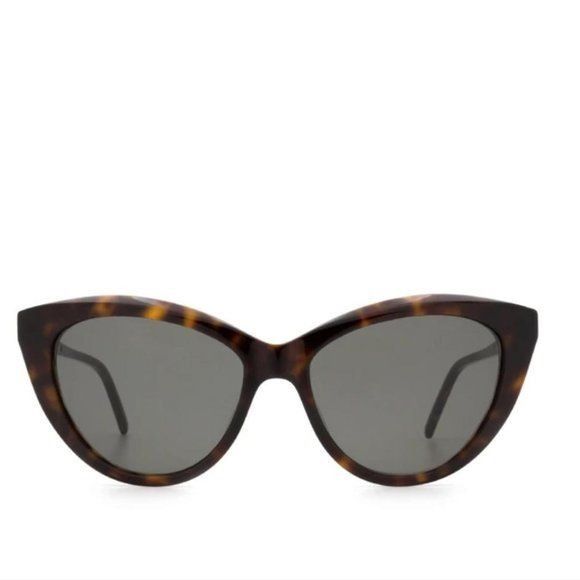 image of YVES Saint Laurent NWT Saint Laurent Sl M81 - 002 Cat Eye Sunglasses in Brown, Women's