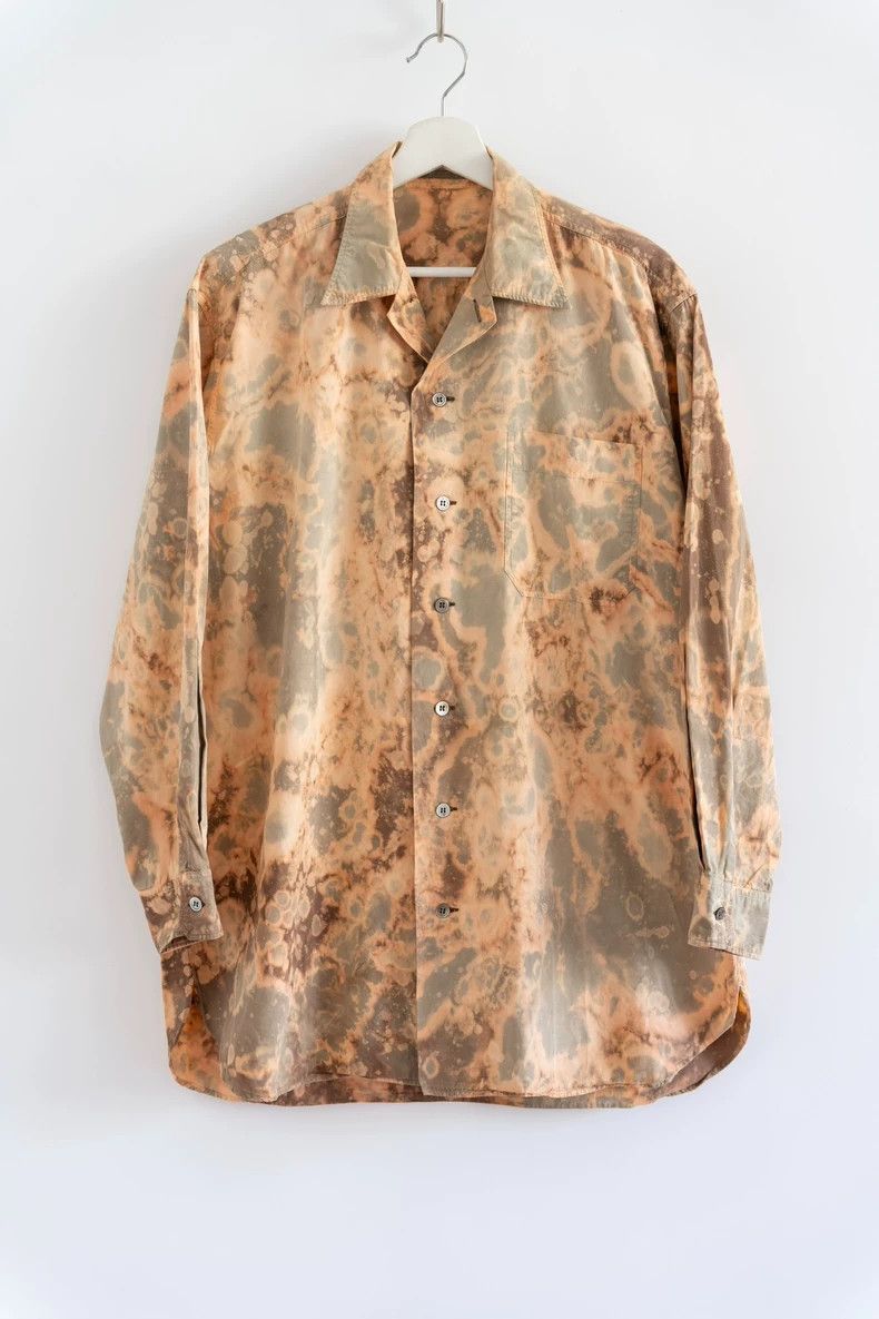 Yohji Yamamoto size os 90s tie-dyed old shirt 2502-Nextarr
