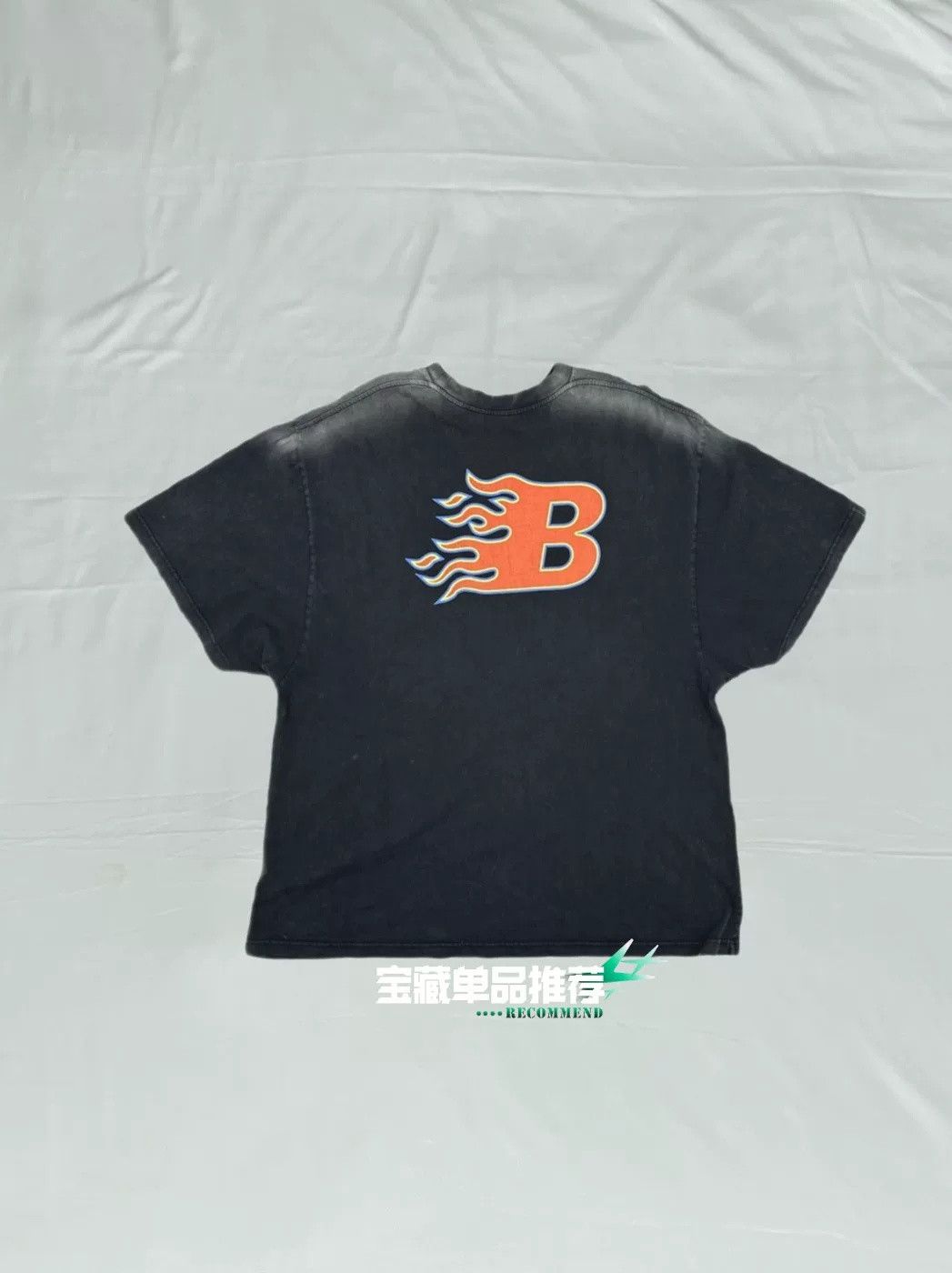 Balenciaga Balenciaga SS21 Flame Logo T-Shirt Size US S / EU 44-46 / 1 - 1 Thumbnail
