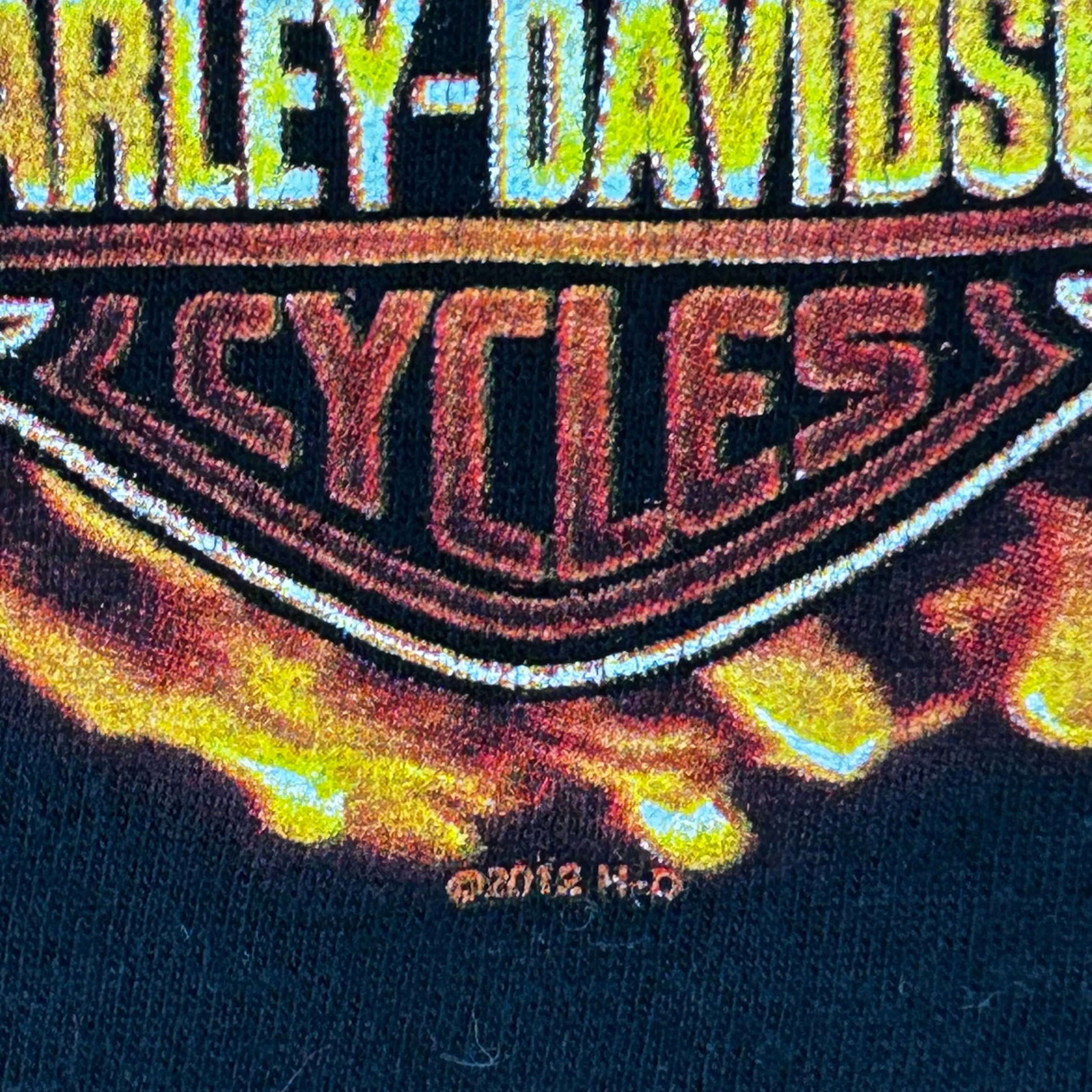 Harley Davidson × Vintage Harley Davidson ‘One Wicked Ride’ Flaming Clown Tee Size L Size US L / EU 52-54 / 3 - 5 Thumbnail