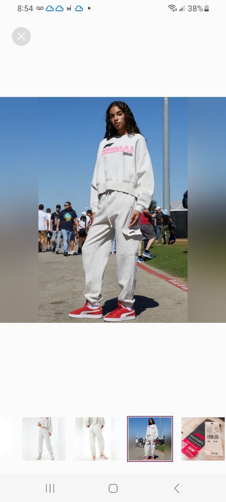 Formula 1 Formula 1 x PacSun Eco Cargo Sweatpants Size 32" / US 10 / IT 46 - 4 Thumbnail