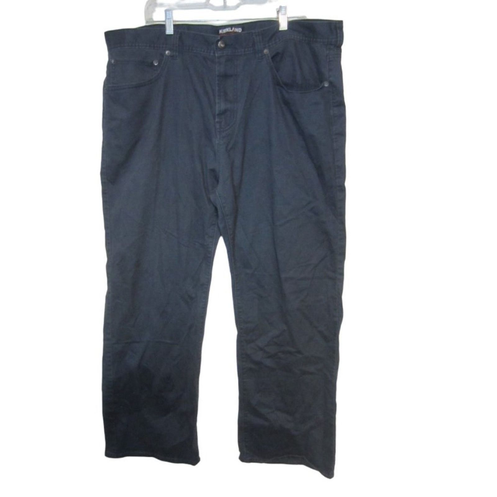 Kirkland Signature Kirkland Signature Navy Blue Straight Leg Pants Men’s 42x30 Size US 42 / EU 58 - 2 Thumbnail
