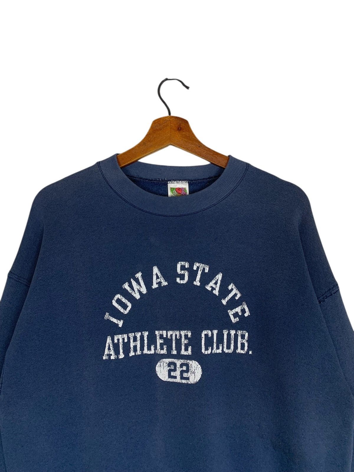 Fruit Of The Loom Vintage Fruit Of The Loom Iowa State SportWear Sweatshirt Size US L / EU 52-54 / 3 - 3 Thumbnail