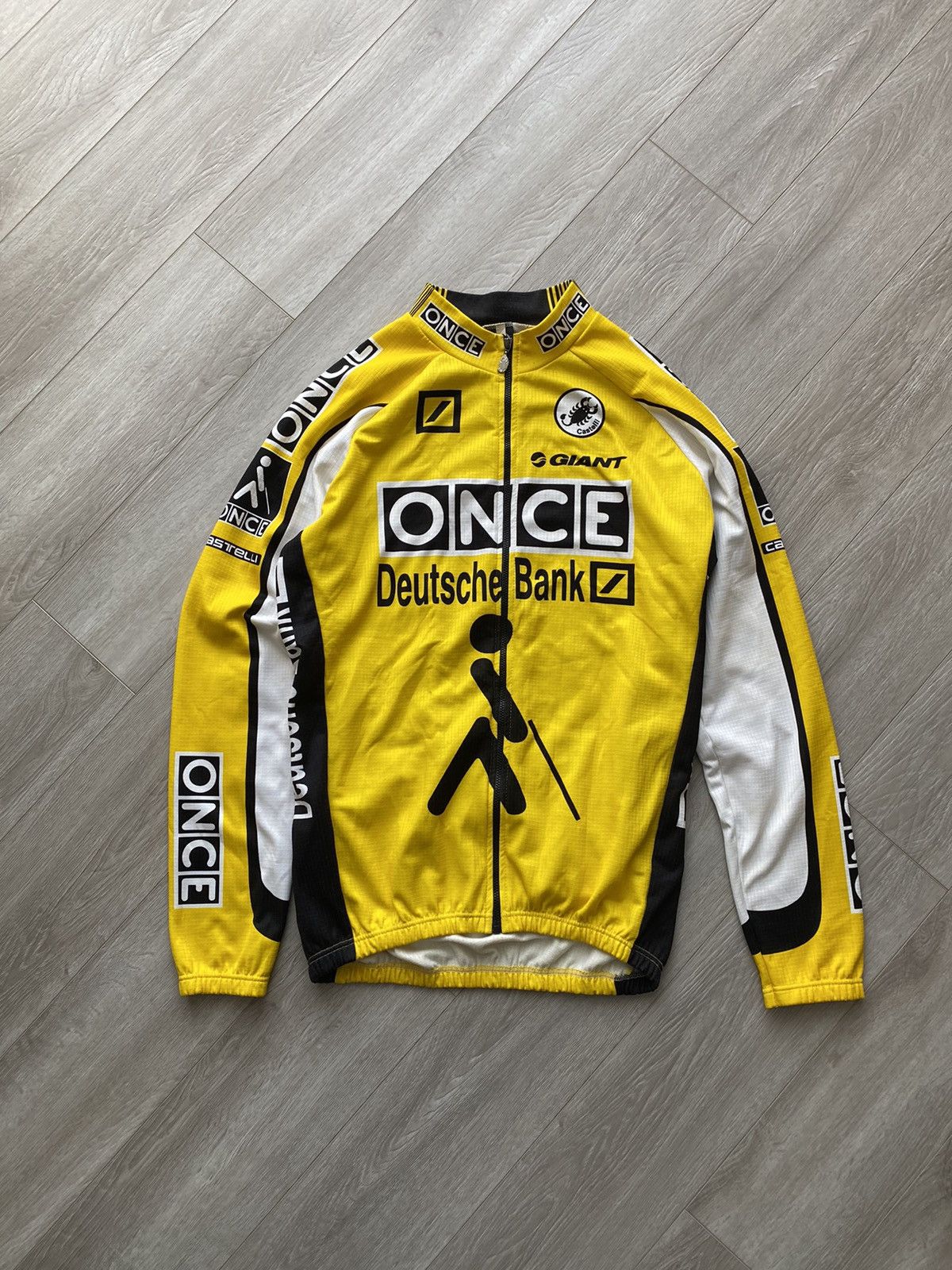 Other 1998-2000 ONCE DEUTSCHE BANK CYCLING JERSEY Size US L / EU 52-54 / 3 - 1 Thumbnail