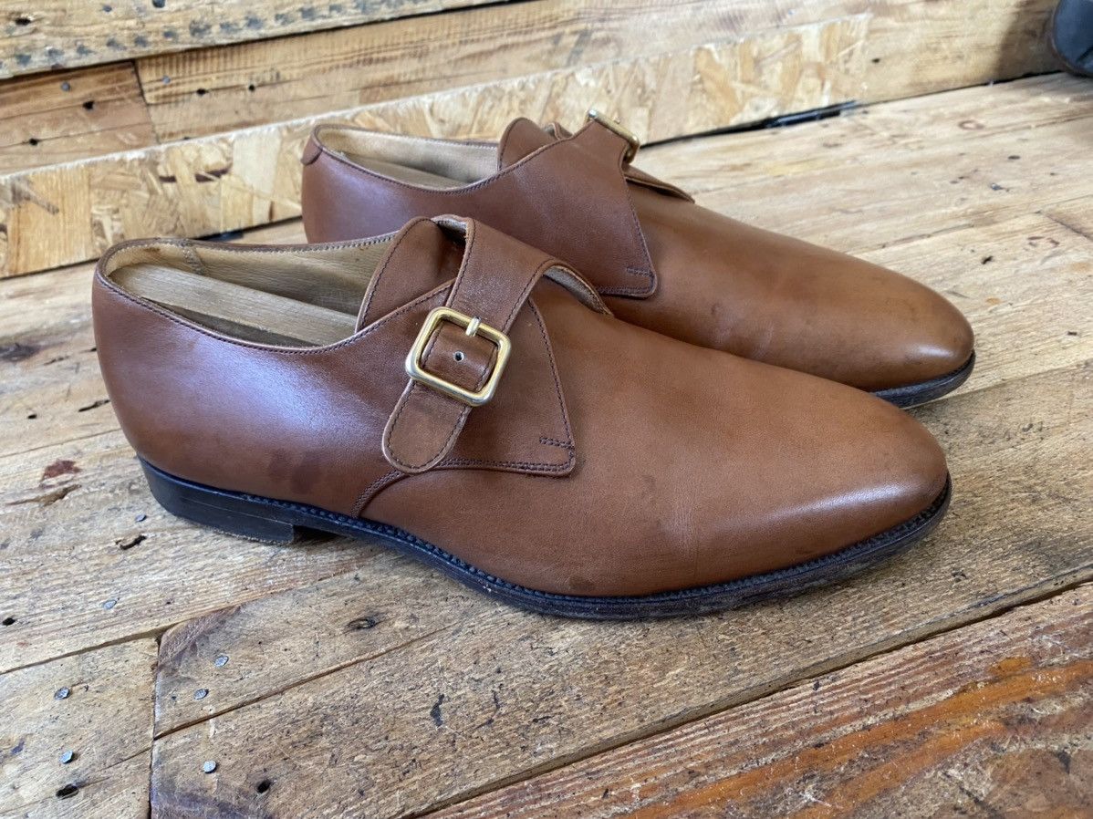 Tricker's Trickers monk strap brown leather dress shoes uk 10.5 Size US 11.5 / EU 44-45 - 10 Thumbnail
