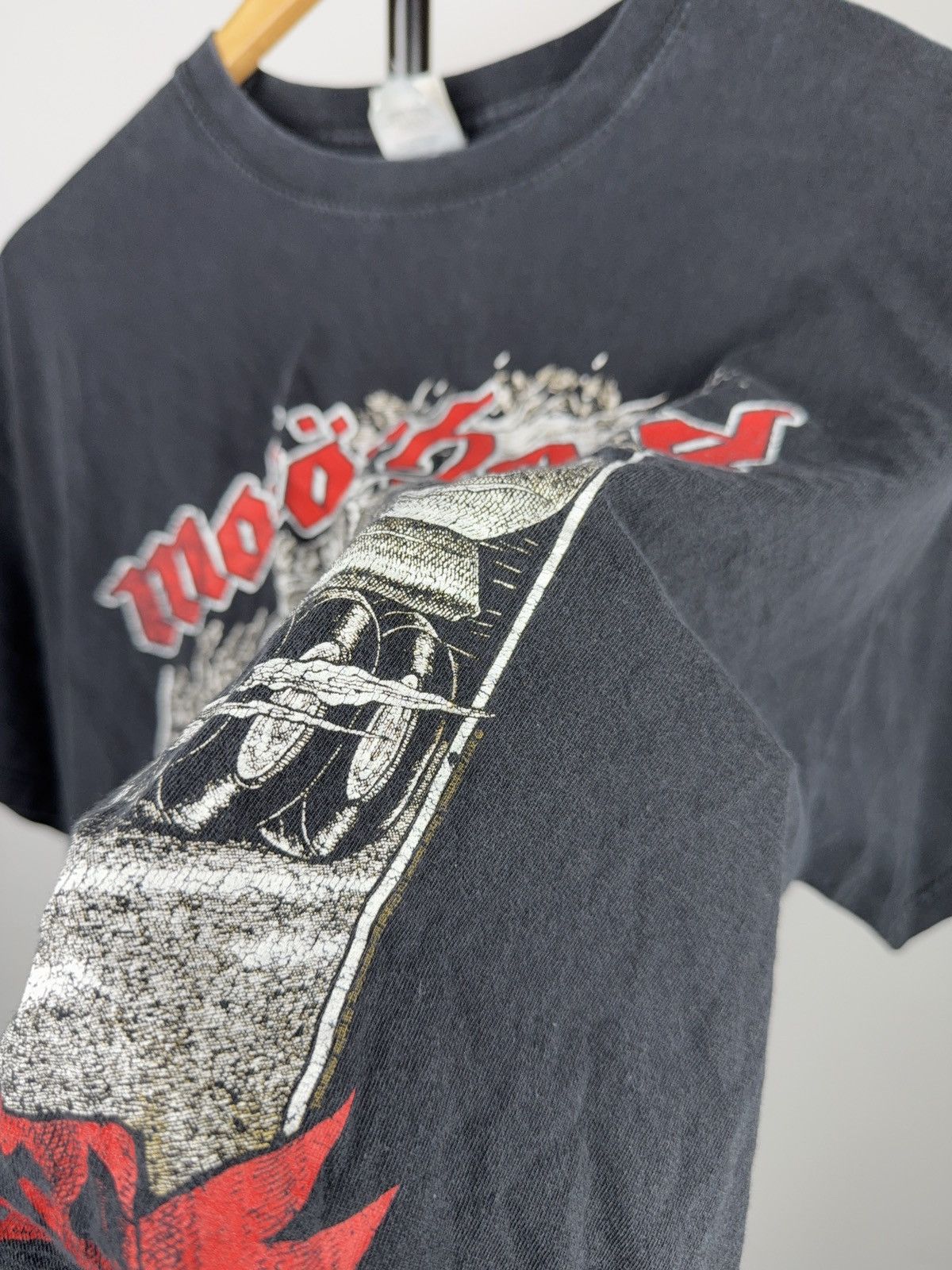 Band Tees 2017 Motorhead Vintage 00s Rock Band Graphic Black T-Shirt Size US L / EU 52-54 / 3 - 5 Thumbnail