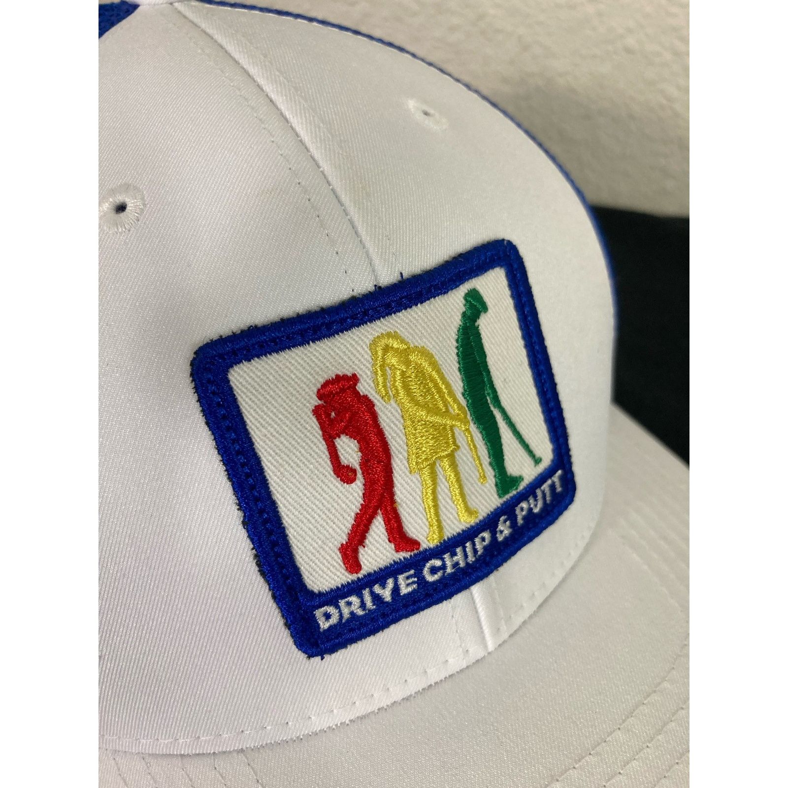 Other Golf Drive Chip Putt Hat White Adjustable Cap Embroidered Size ONE SIZE - 10 Thumbnail