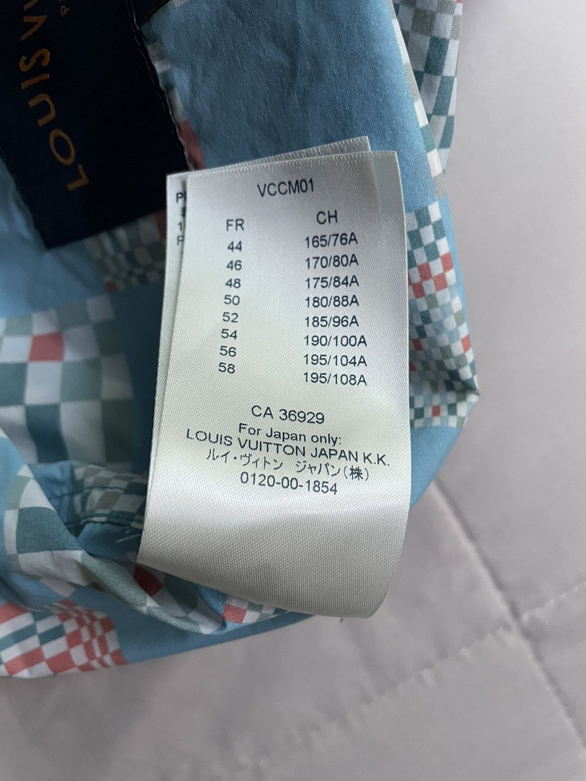 Louis Vuitton Louis Vuitton Distorted Damier Blue Windbreaker Size US M / EU 48-50 / 2 - 14 Thumbnail