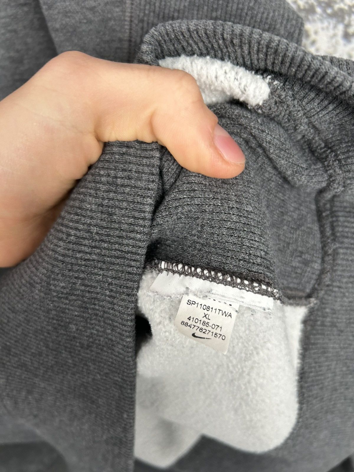 Nike Vintage Nike Grey Boxy Crewneck Rap Streetwear Baggy Skate Size US XL / EU 56 / 4 - 5 Thumbnail
