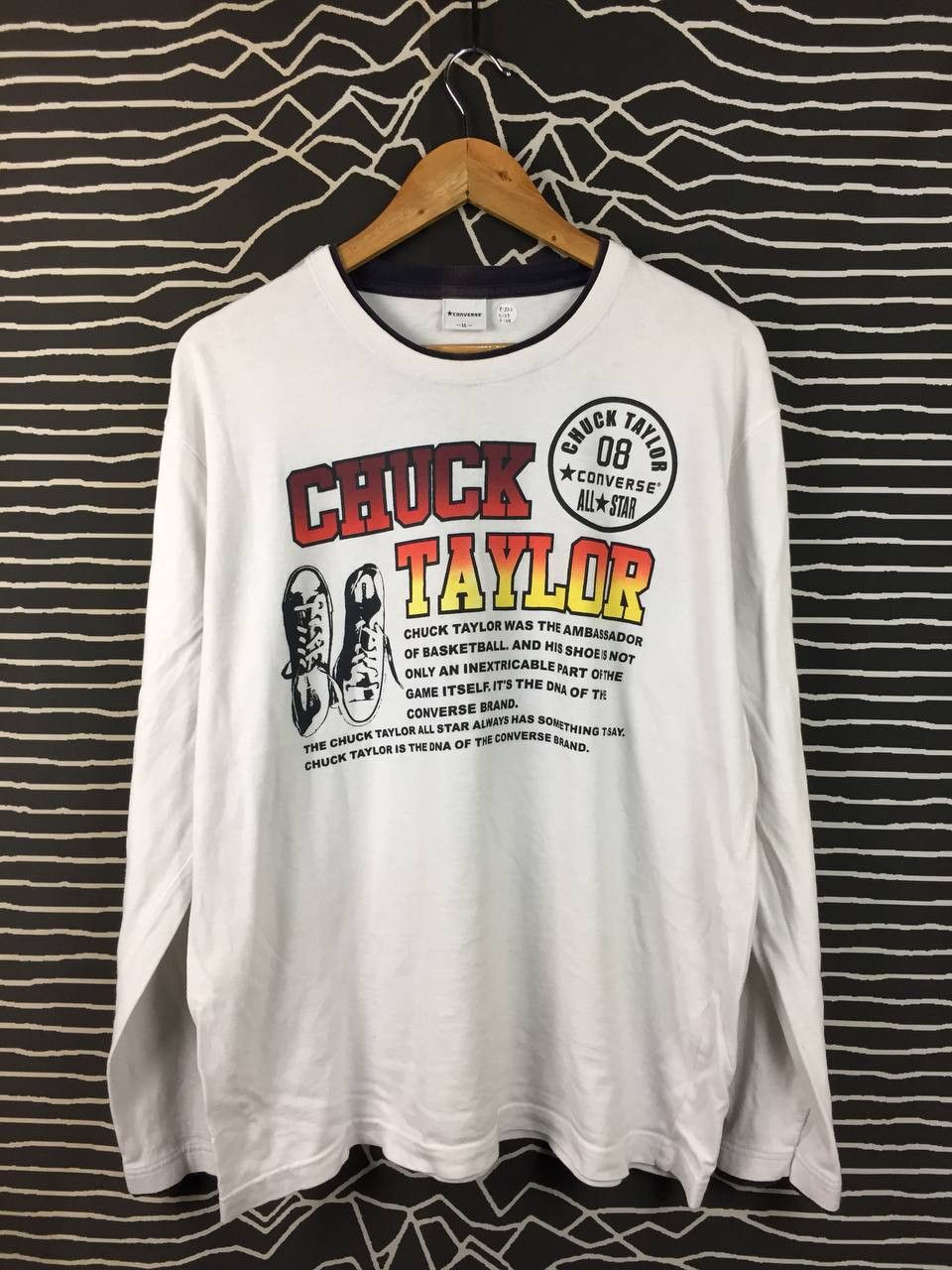 Converse Converse All Star Chuck Taylor Long Sleeve Tee Size XL Size US XL / EU 56 / 4 - 1 Thumbnail