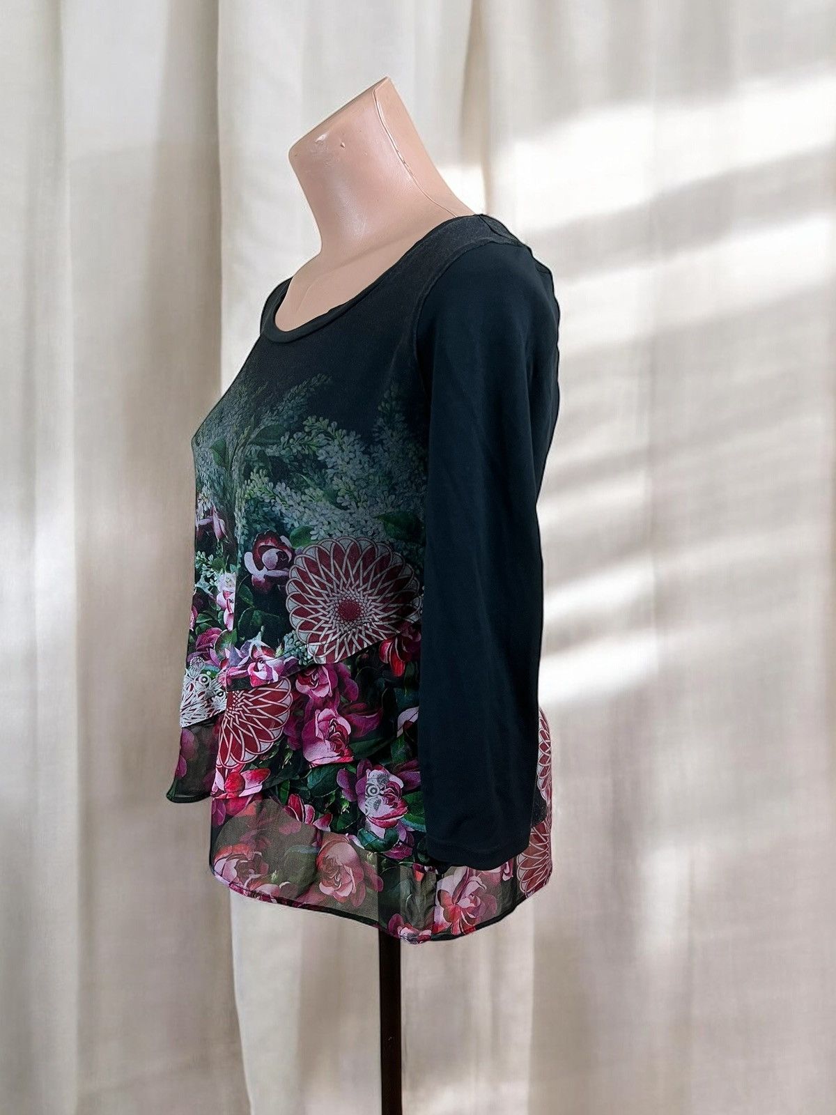 Desigual Desigual long sleeve blouse floral design size M Size M / US 6-8 / IT 42-44 - 4 Thumbnail