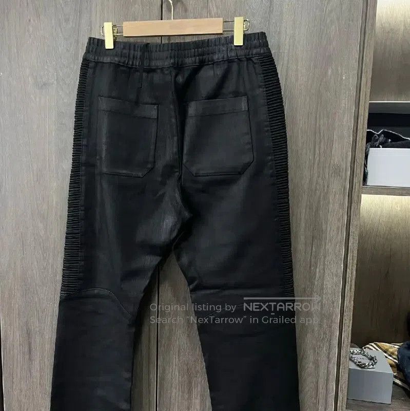 Balmain Balmain Women's Black Leather Jeans . Size 30" / US 8 / IT 44 - 8 Thumbnail