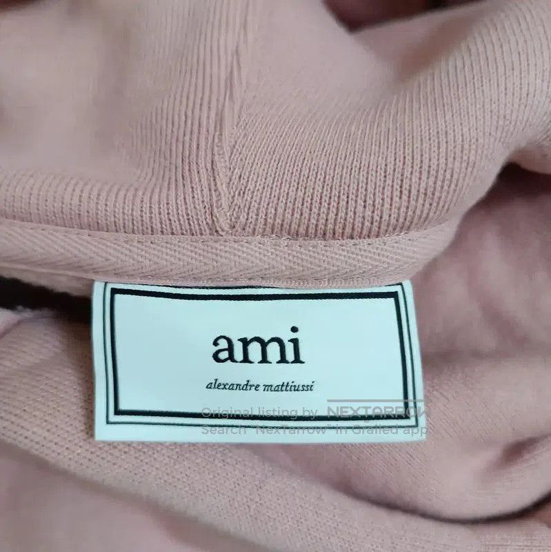 AMI AMI Pink Cotton Women's Hoodie . Size XL / US 12-14 / IT 48-50 - 6 Thumbnail
