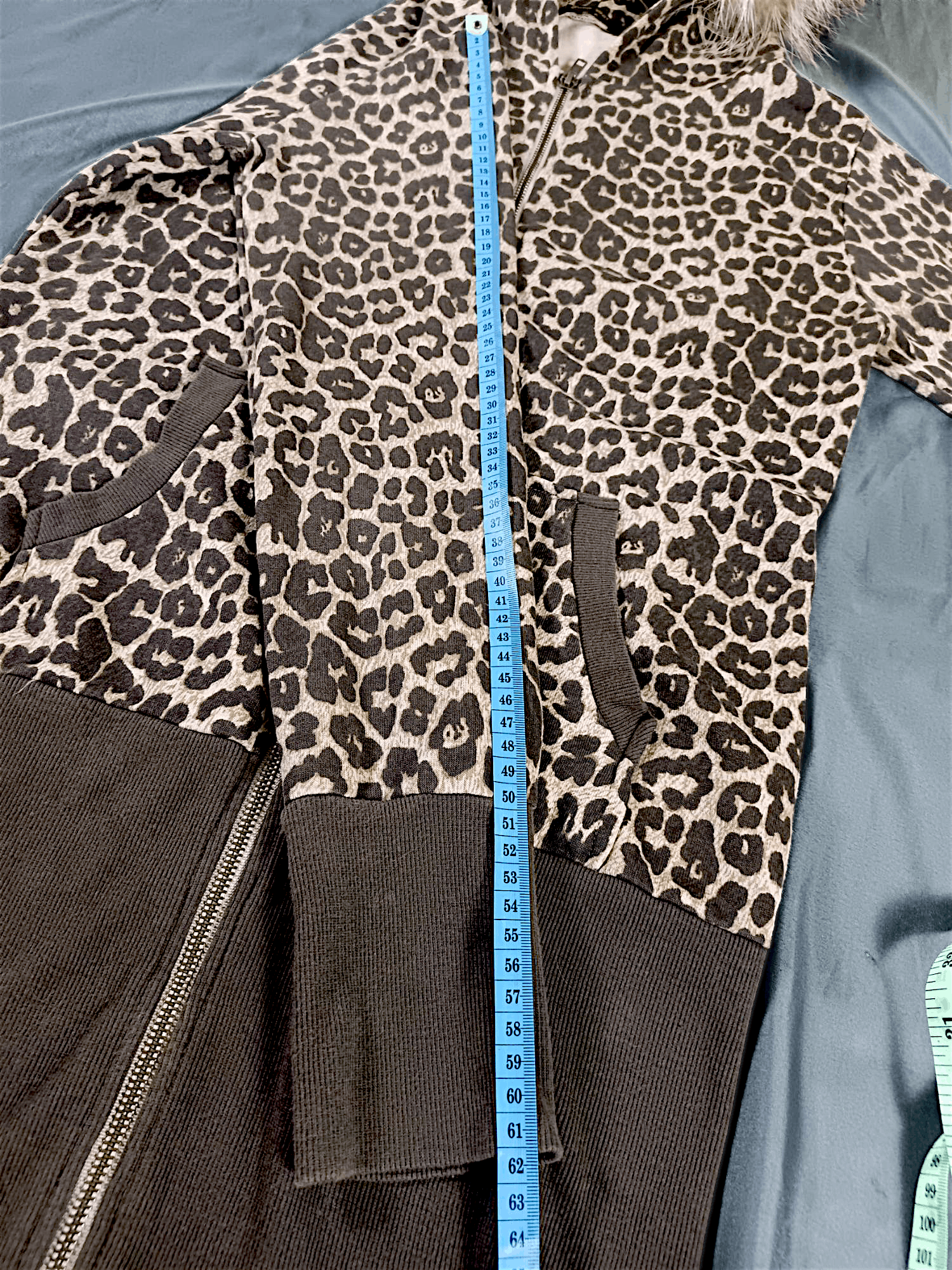 Japanese Brand JOKY GAL Leopard Print Fur Zipper Hoodie Size US S / EU 44-46 / 1 - 15 Thumbnail