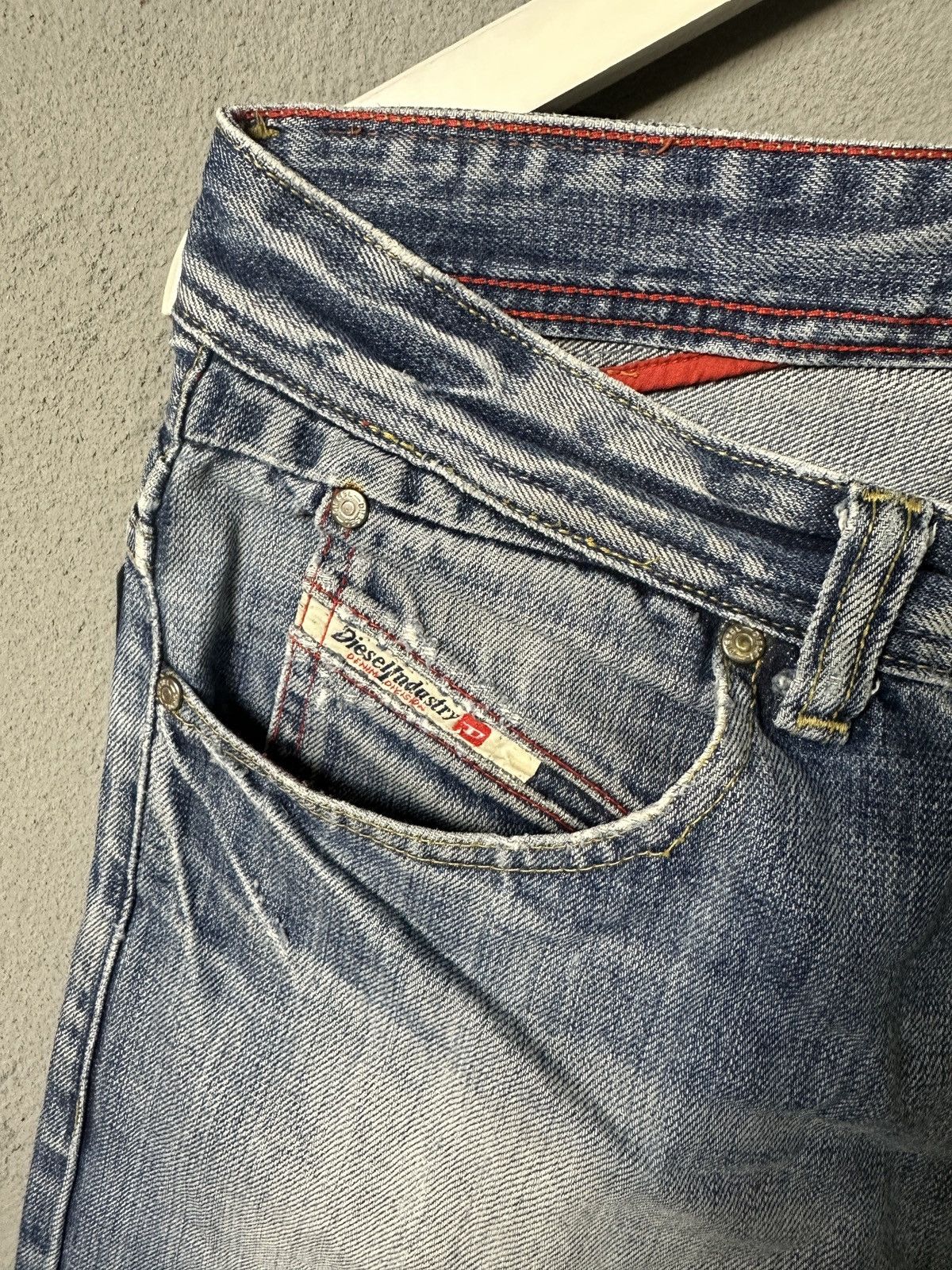Diesel Vintage Distressed Diesel Japanese Dragons Y2K Jeans Size US 32 / EU 48 - 10 Thumbnail