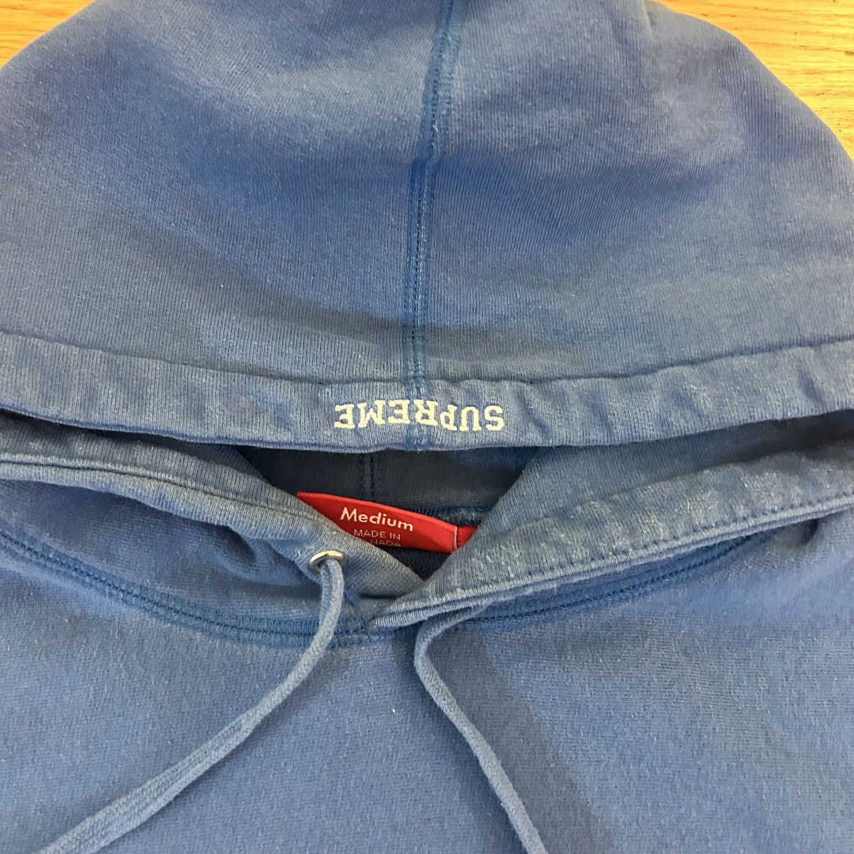Supreme Supreme Thrasher Hooded Sweatshirt Blue Medium Size US M / EU 48-50 / 2 - 3 Thumbnail