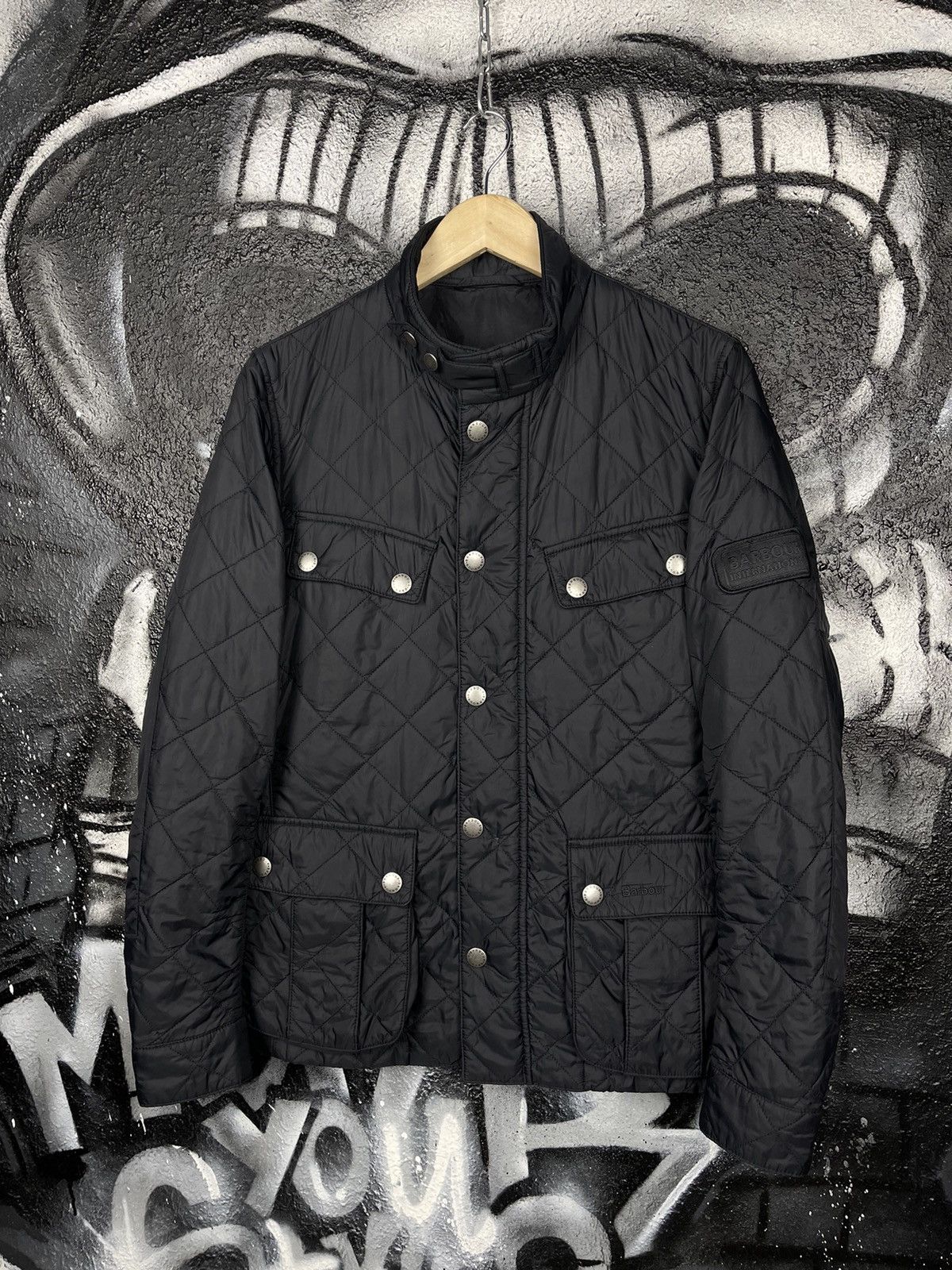 Barbour Barbour International Black Ariel Full Zip Jacket Size S Size US S / EU 44-46 / 1 - 4 Thumbnail