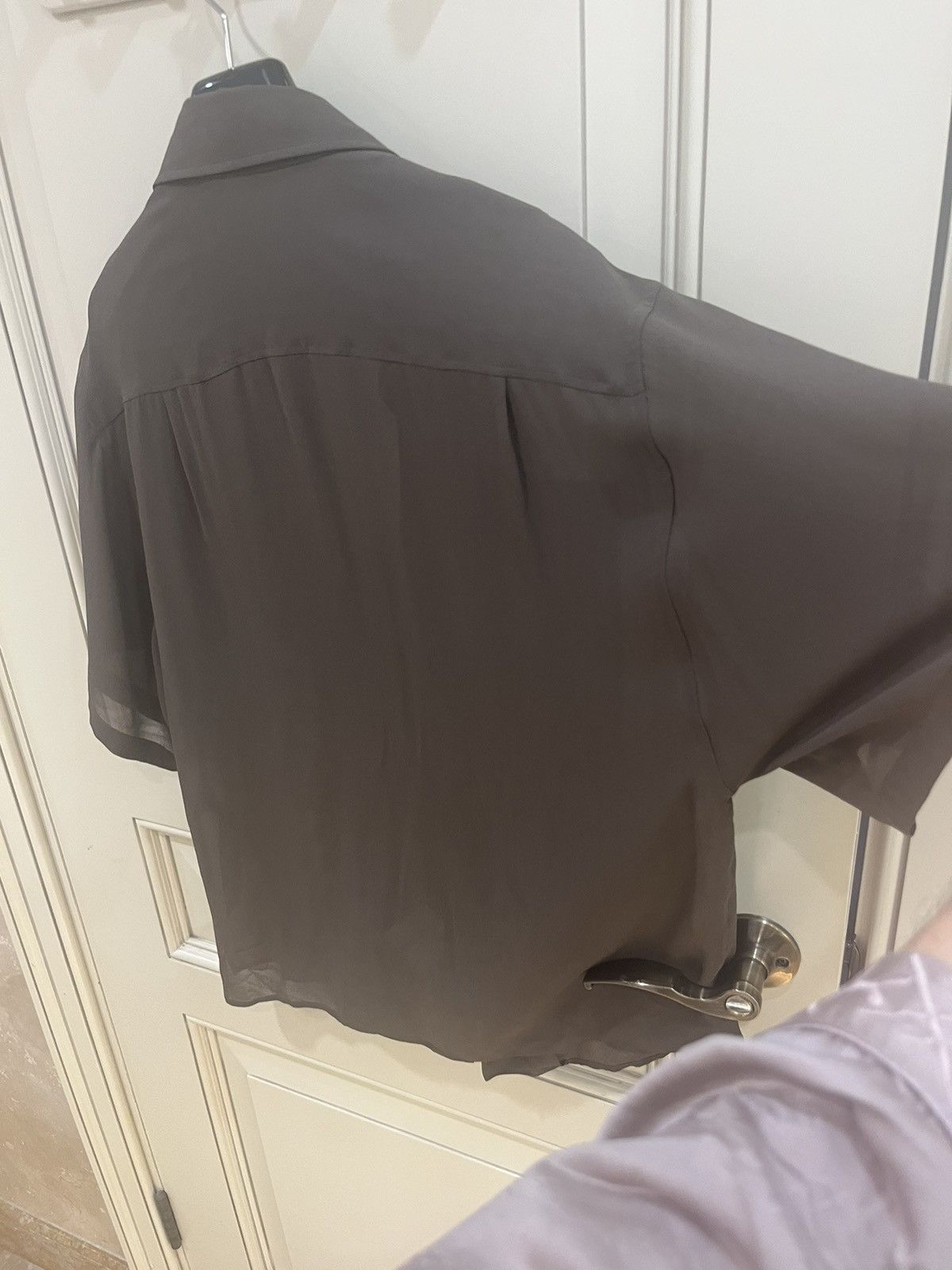 Saint Laurent Paris silk short sleeve shirt.collar size39 Size US M / EU 48-50 / 2 - 13 Thumbnail