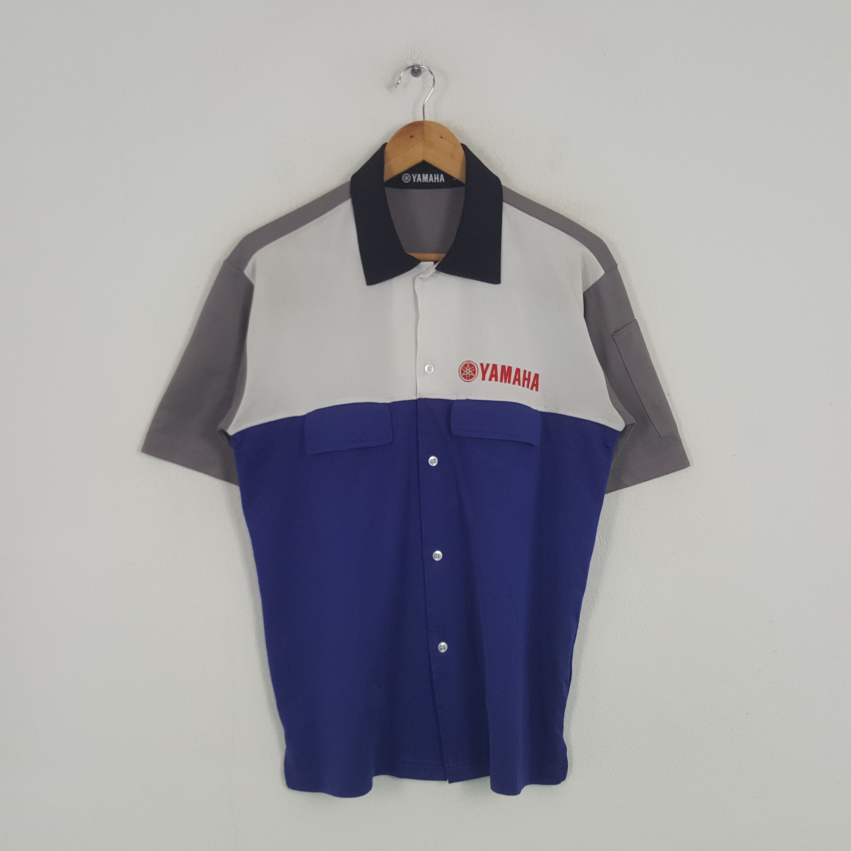 Japanese Brand × Vintage × Yamaha Vintage Yamaha Japanese Motorsports Racing Polos Size US M / EU 48-50 / 2 - 3 Thumbnail