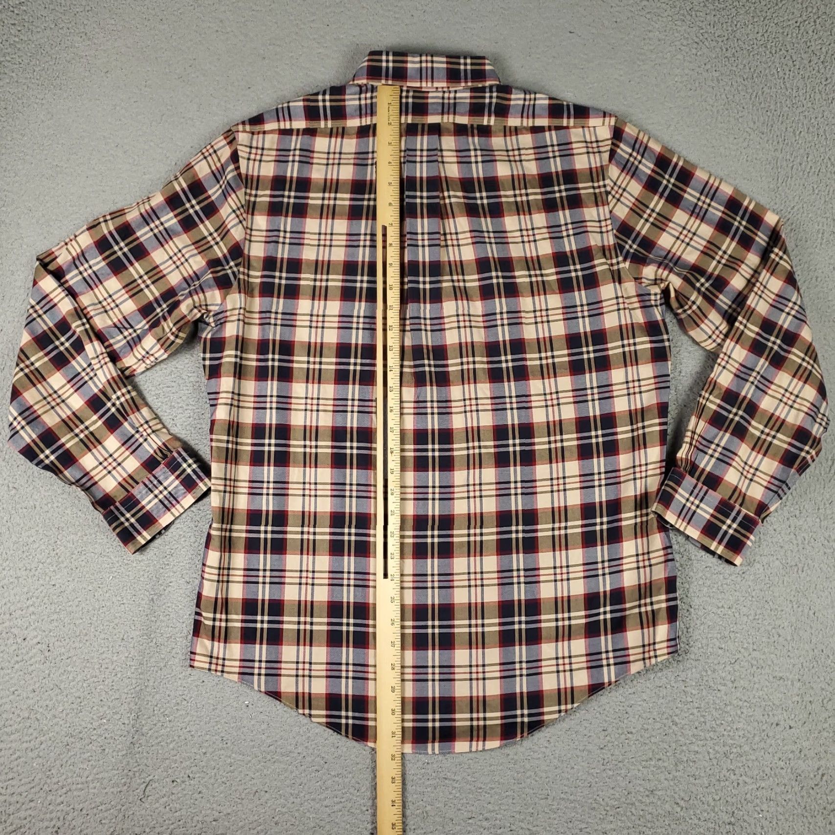 Brooks Brothers Vintage Brooks Brothers Shirt Men Large Blue Plaid Long Sleeve Button Up Dress Casual Size US L / EU 52-54 / 3 - 3 Thumbnail