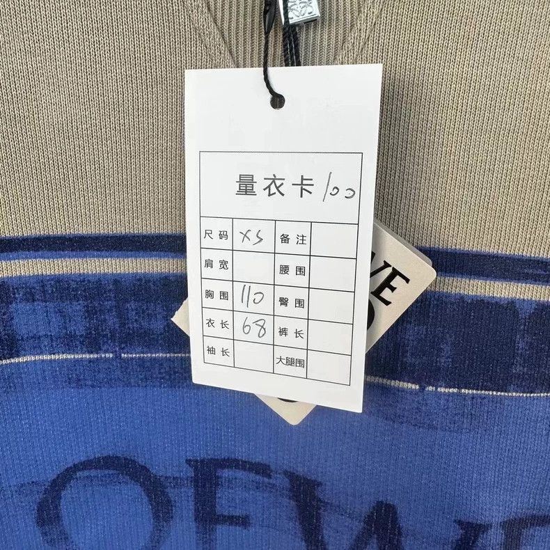 Loewe LOEWE Blue and gray logo hoodie Size XS / US 0-2 / IT 36-38 - 5 Thumbnail