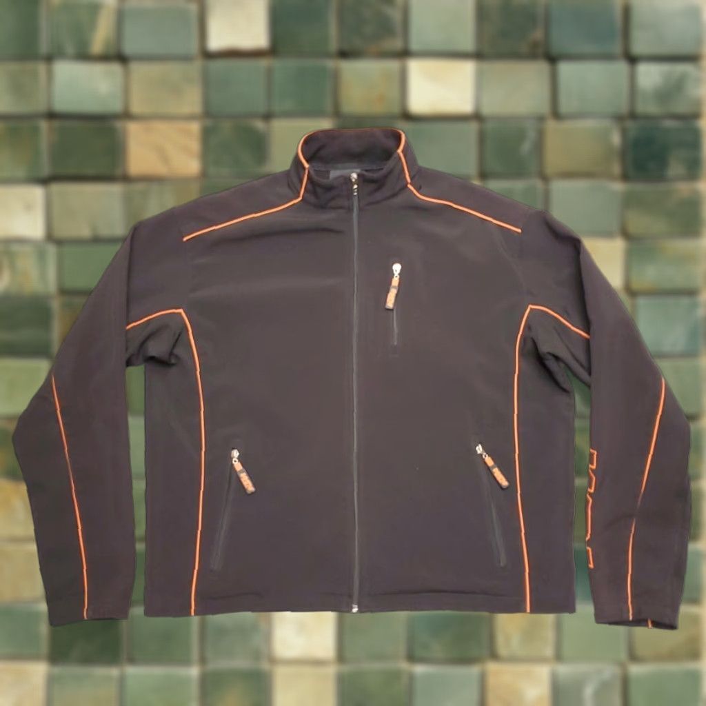 Vintage KTM Jacket Mens M Black Softshell Zip Up Big Sky Motorsports Racing Motorcycle Shirt Size US M / EU 48-50 / 2 - 1 Thumbnail