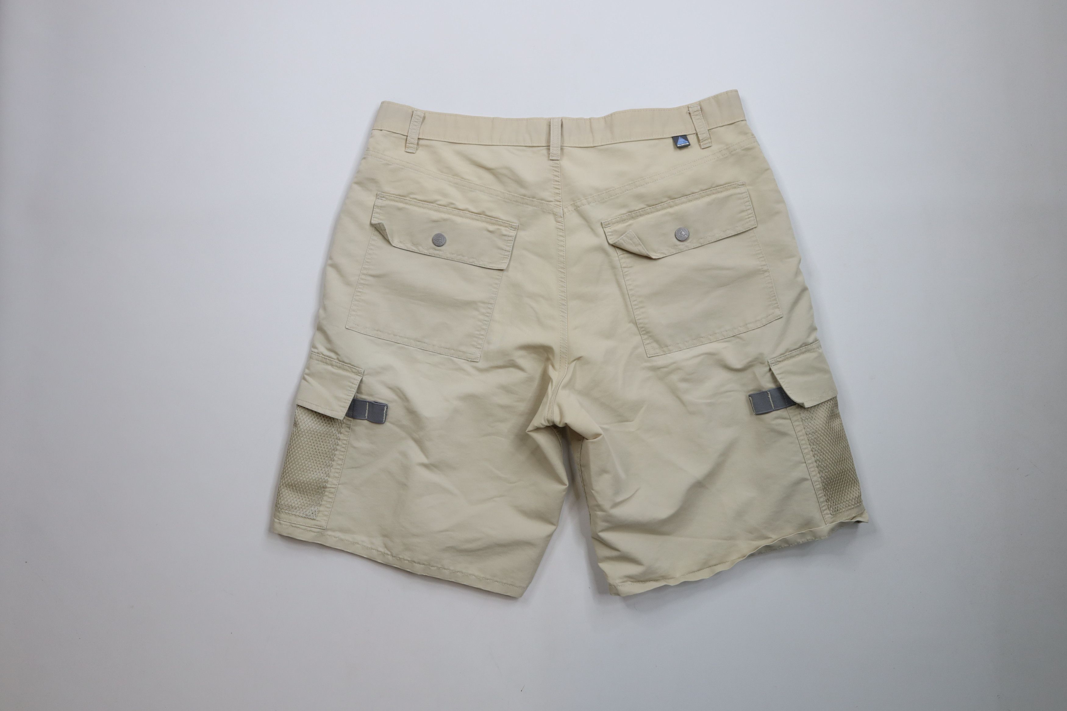 Levi's × Vintage Vintage 90s Levis SilverTab Loose Fit Cargo Shorts Beige Size US 36 / EU 52 - 9 Thumbnail