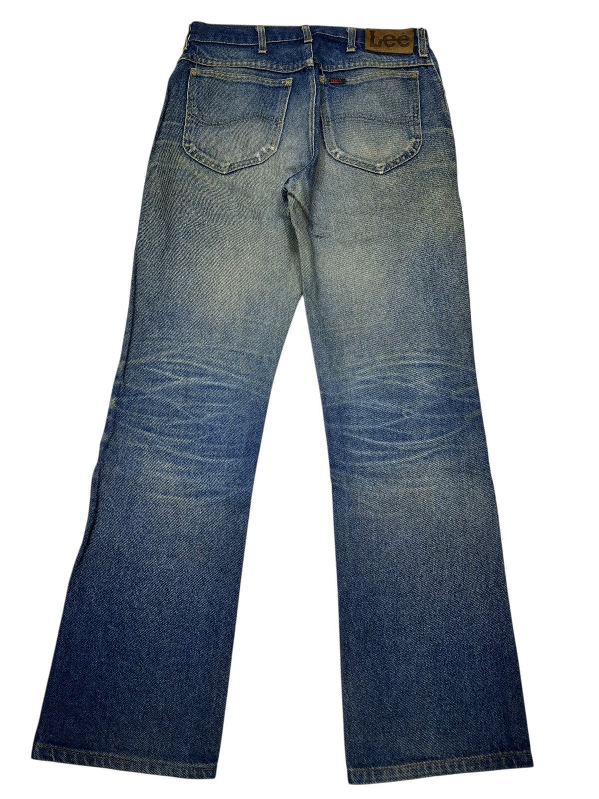 Lee LEE RIDERS MUD WASH RUSTY DISTRESS SEMI FLARE DENIM JEANS Size US 30 / EU 46 - 2 Thumbnail