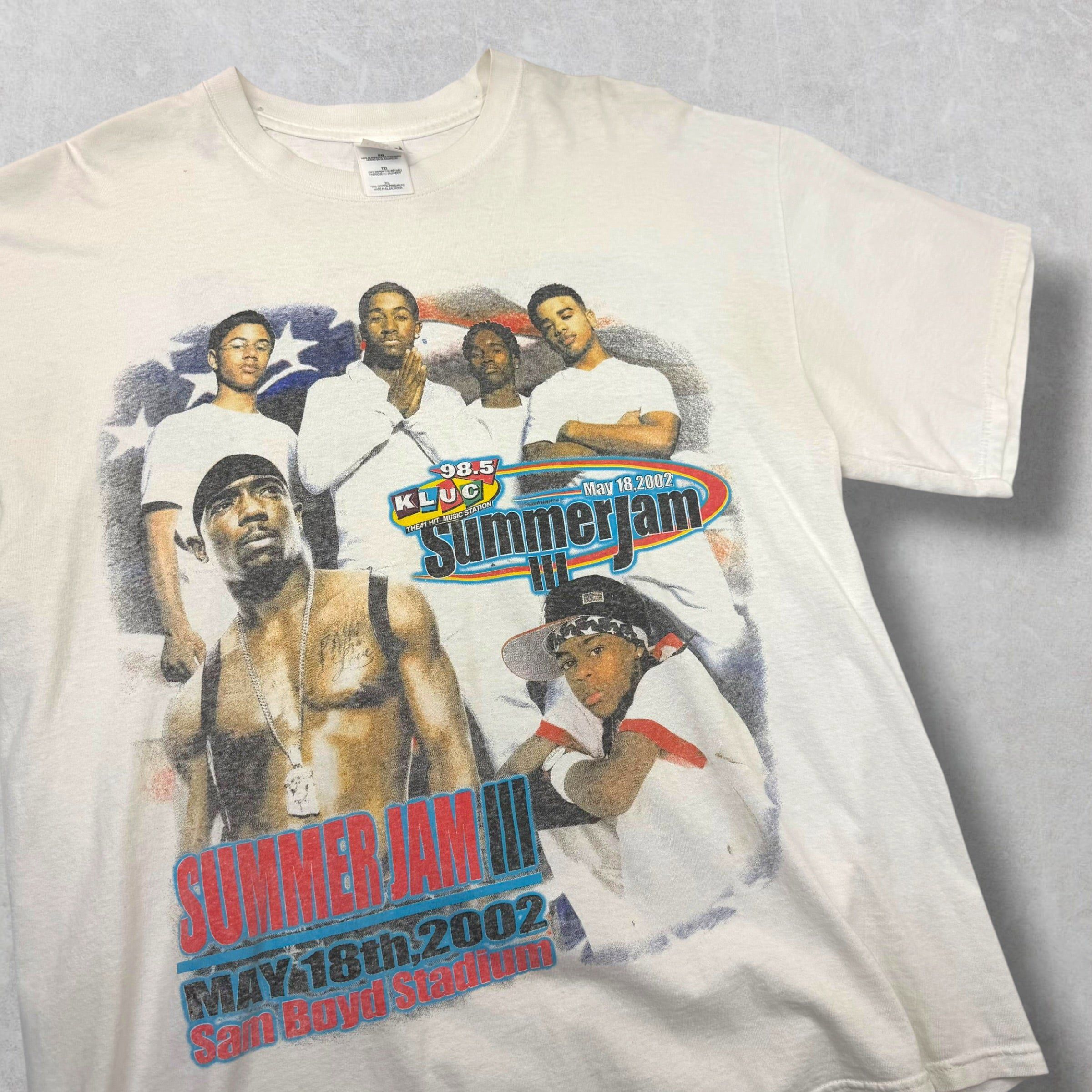 Gildan Vintage '02 98.5 KLUC Summer Jam 3 Tee XL Size US XL / EU 56 / 4 - 3 Thumbnail