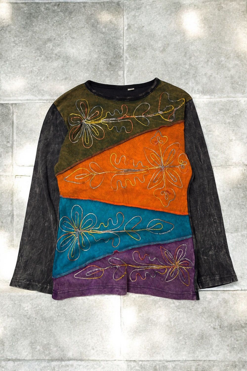Vintage Vintage avant garde nepal longsleeve indie coquette swag y2k Size S / US 4 / IT 40 - 1 Thumbnail