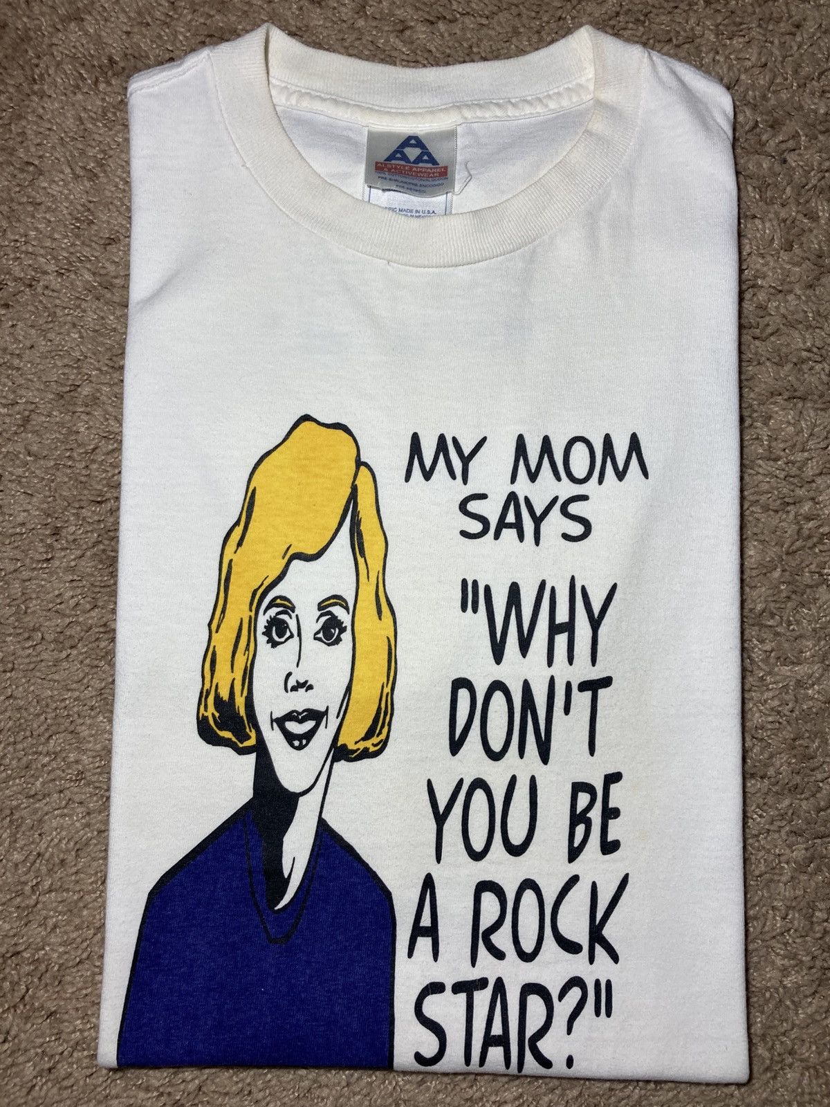 2005 60HMR Mom Says Rock Star See Vintage 90s Anime Cartoon