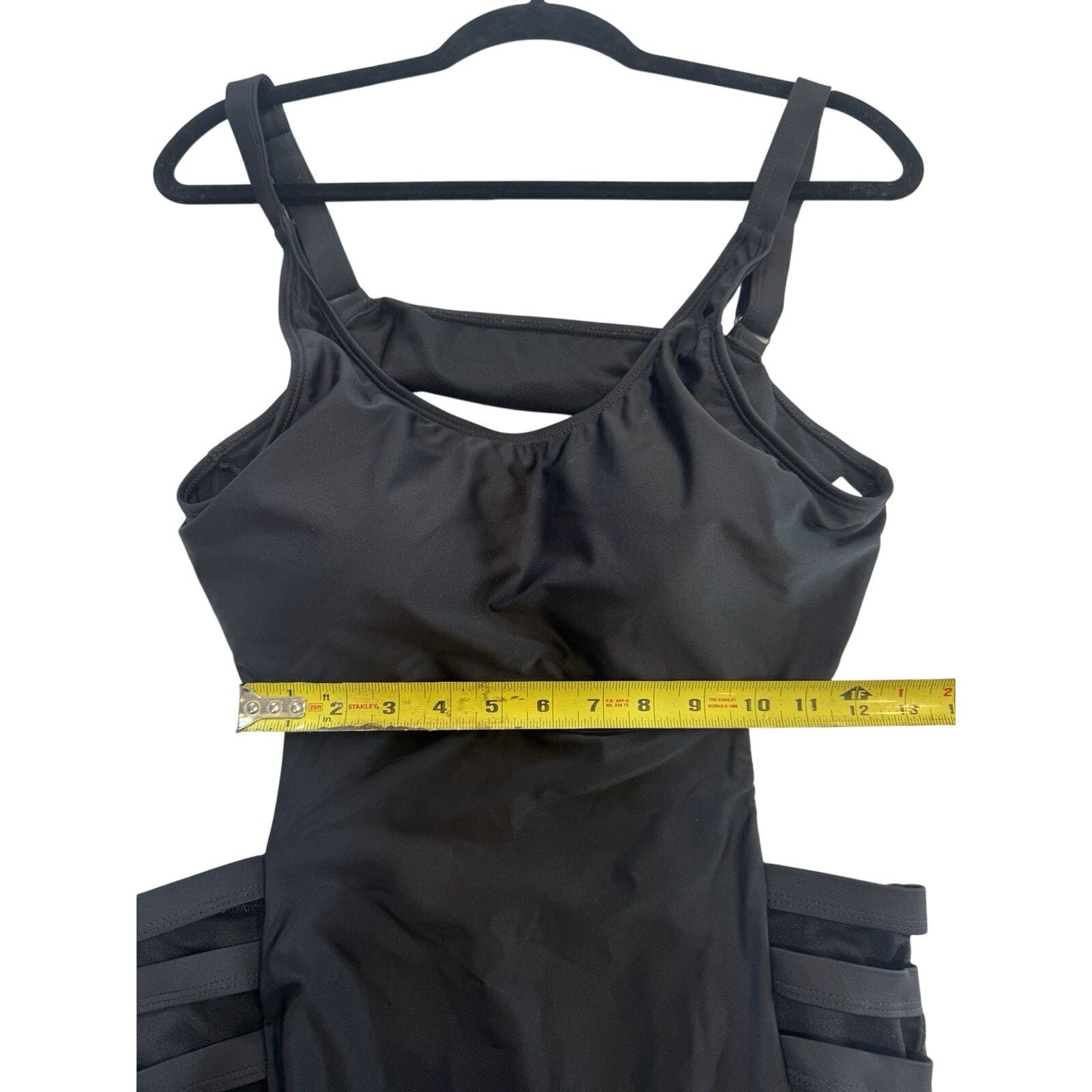 Other Women’s Black One Piece Swimsuit XL Side Cutout Strappy Hip Size ONE SIZE - 3 Thumbnail