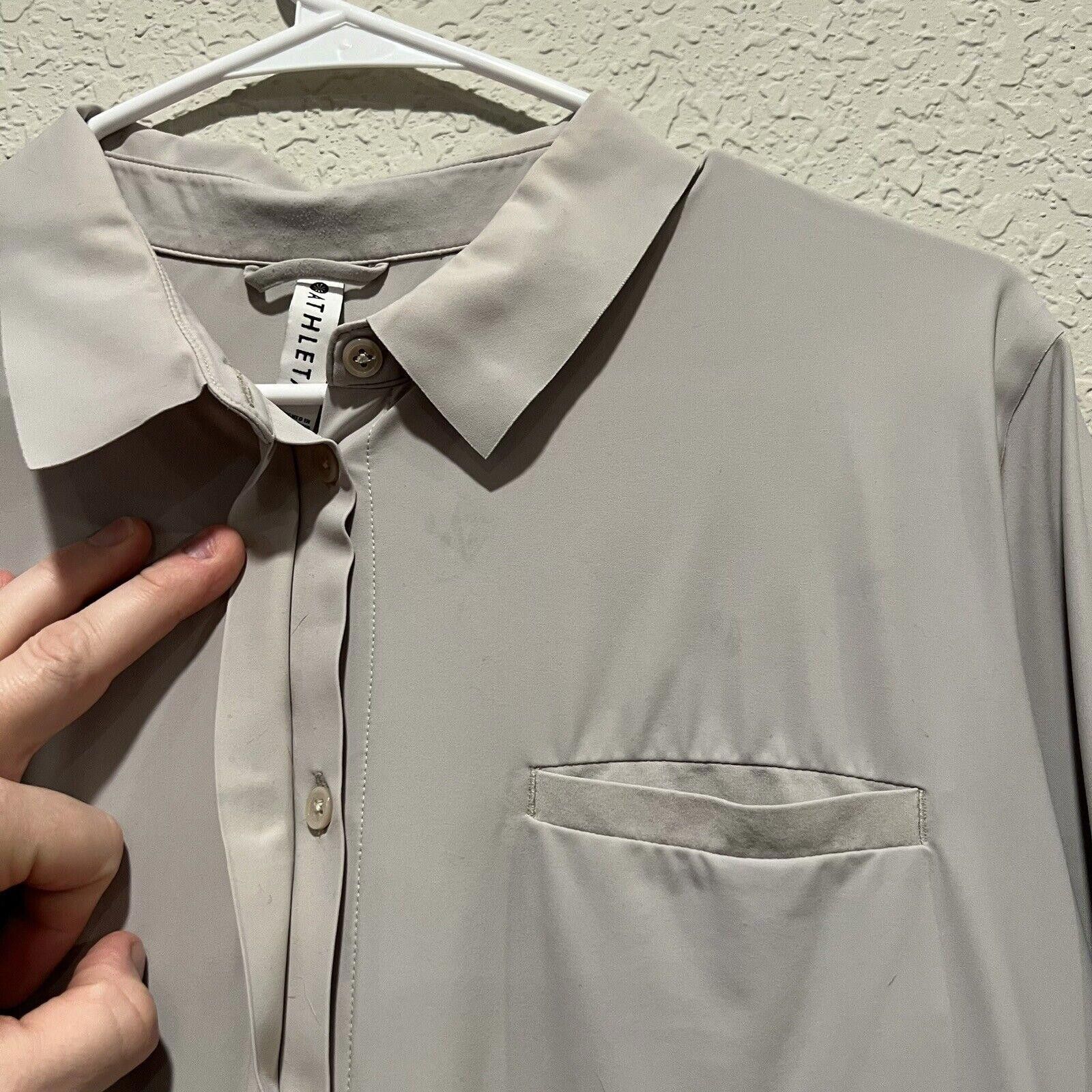 Designer Athleta SOLD OUT Urbanite Button Down Shirt Size Large Size L / US 10 / IT 46 - 2 Thumbnail