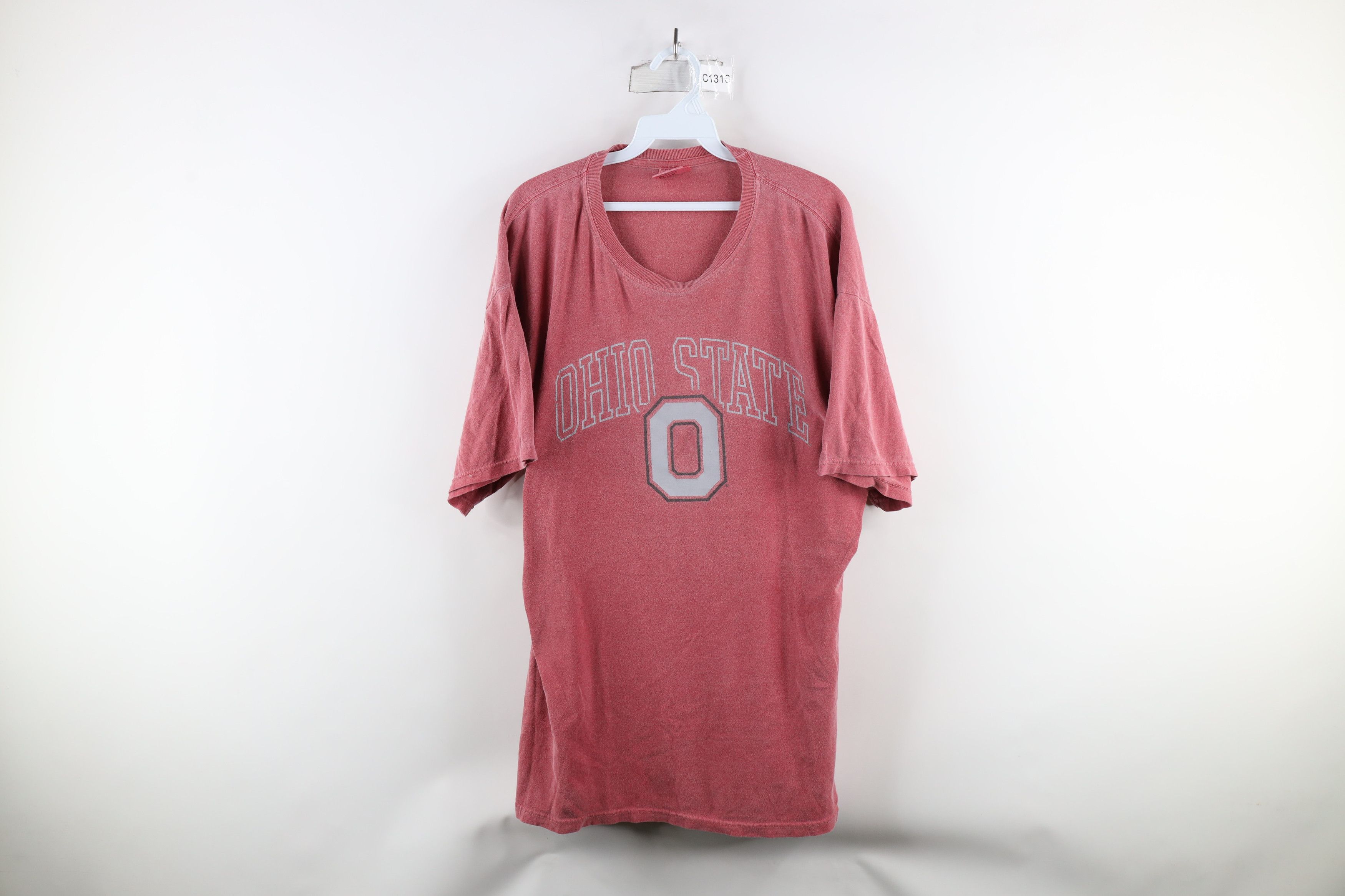Vintage Vintage 90s Stonewash Spell Ohio State University T-Shirt Size US L / EU 52-54 / 3 - 1 Thumbnail