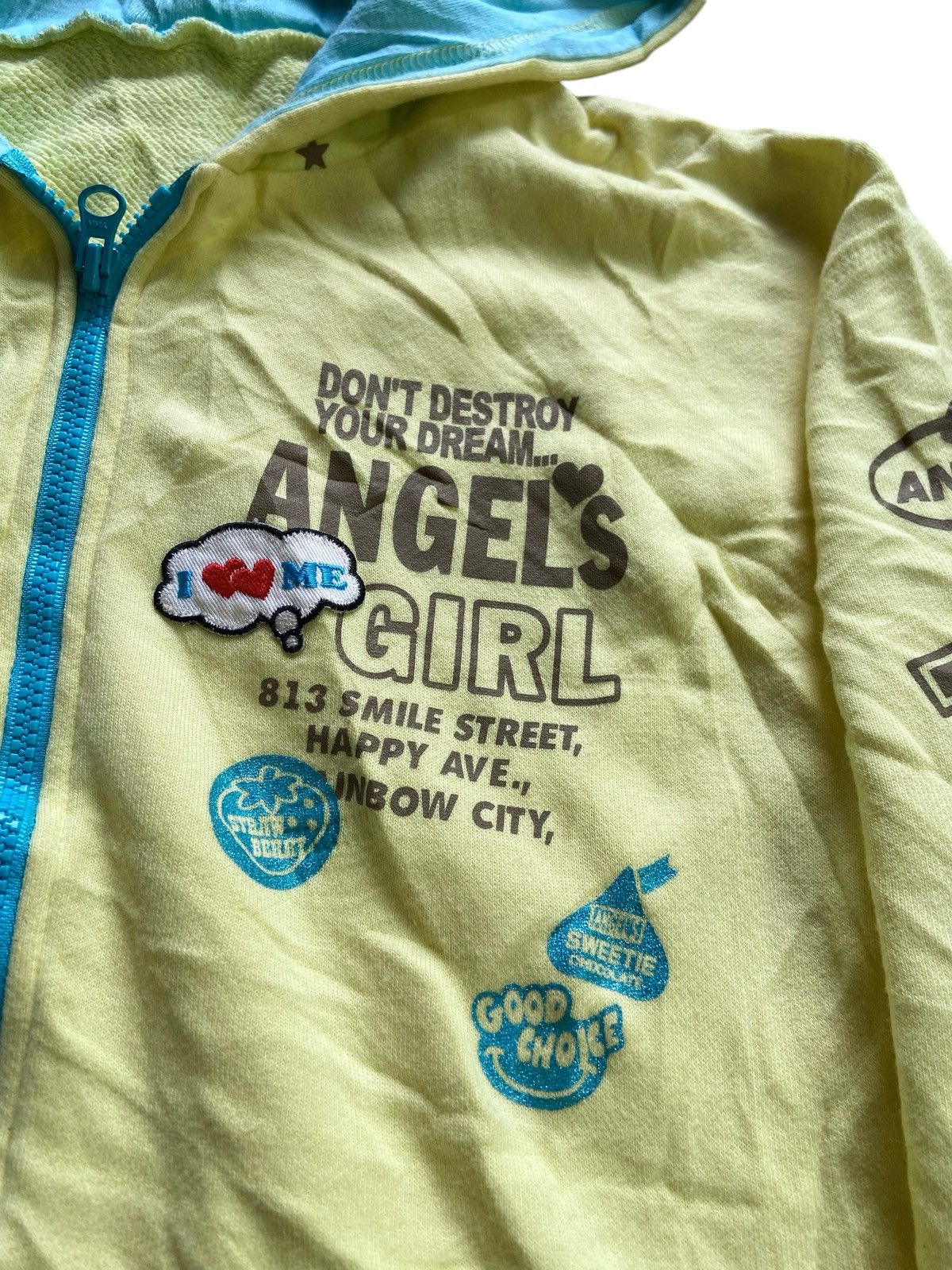 Angel Blue ANGEL BLUE DONT DESTROY YOUR DREAM ZIP HOODIE Size US S / EU 44-46 / 1 - 5 Thumbnail