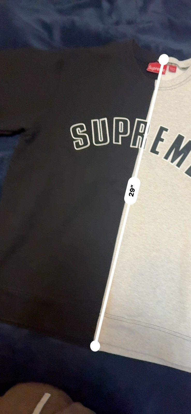 Supreme Supreme Split Arc Logo Crewneck Sweatshirt Size US XL / EU 56 / 4 - 12 Thumbnail