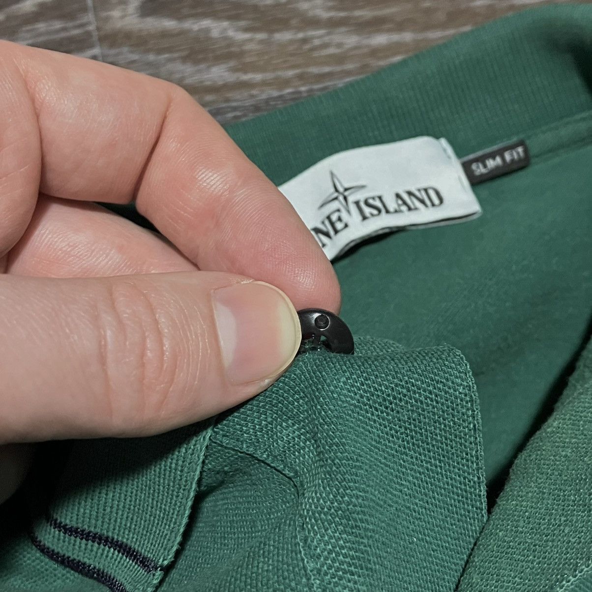 Stone Island STONE ISLAND Patch Program Compass Slim Fit Polo Shirt Green Size US S / EU 44-46 / 1 - 8 Thumbnail