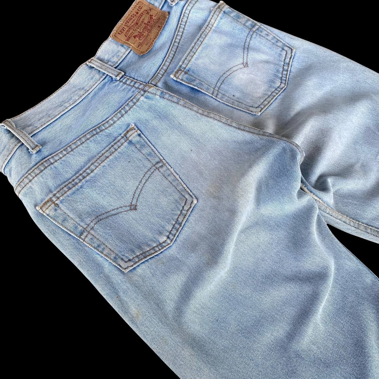 Levi's Vintage Clothing Vintage 90s Levi's 501 Distressed Dirty Wash Faded Grunge Size US 29 - 15 Thumbnail