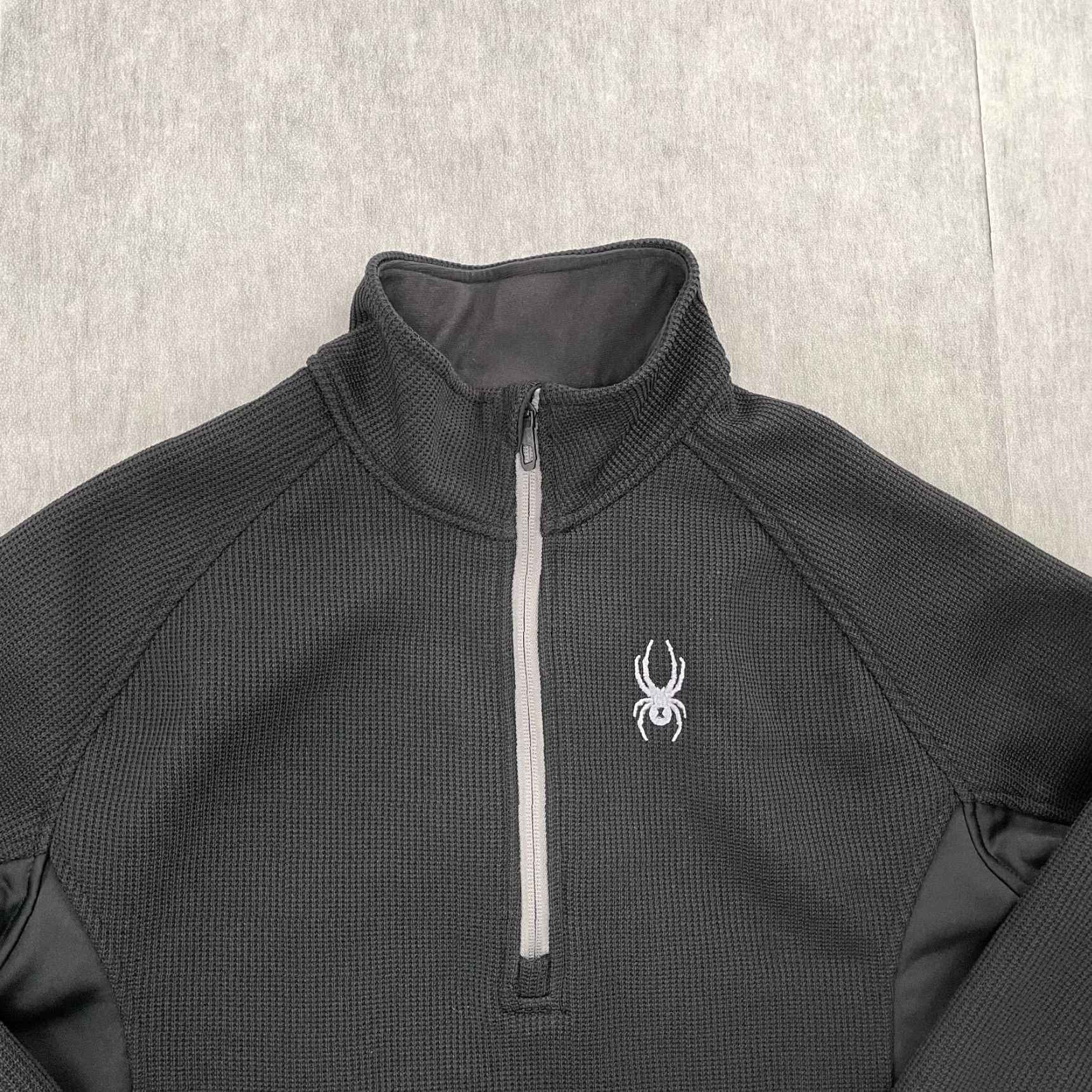 Spyder Spyder Jacket Adult Medium Black 1/4 Zip Pullover Fleece Logo Mens Size US M / EU 48-50 / 2 - 3 Thumbnail