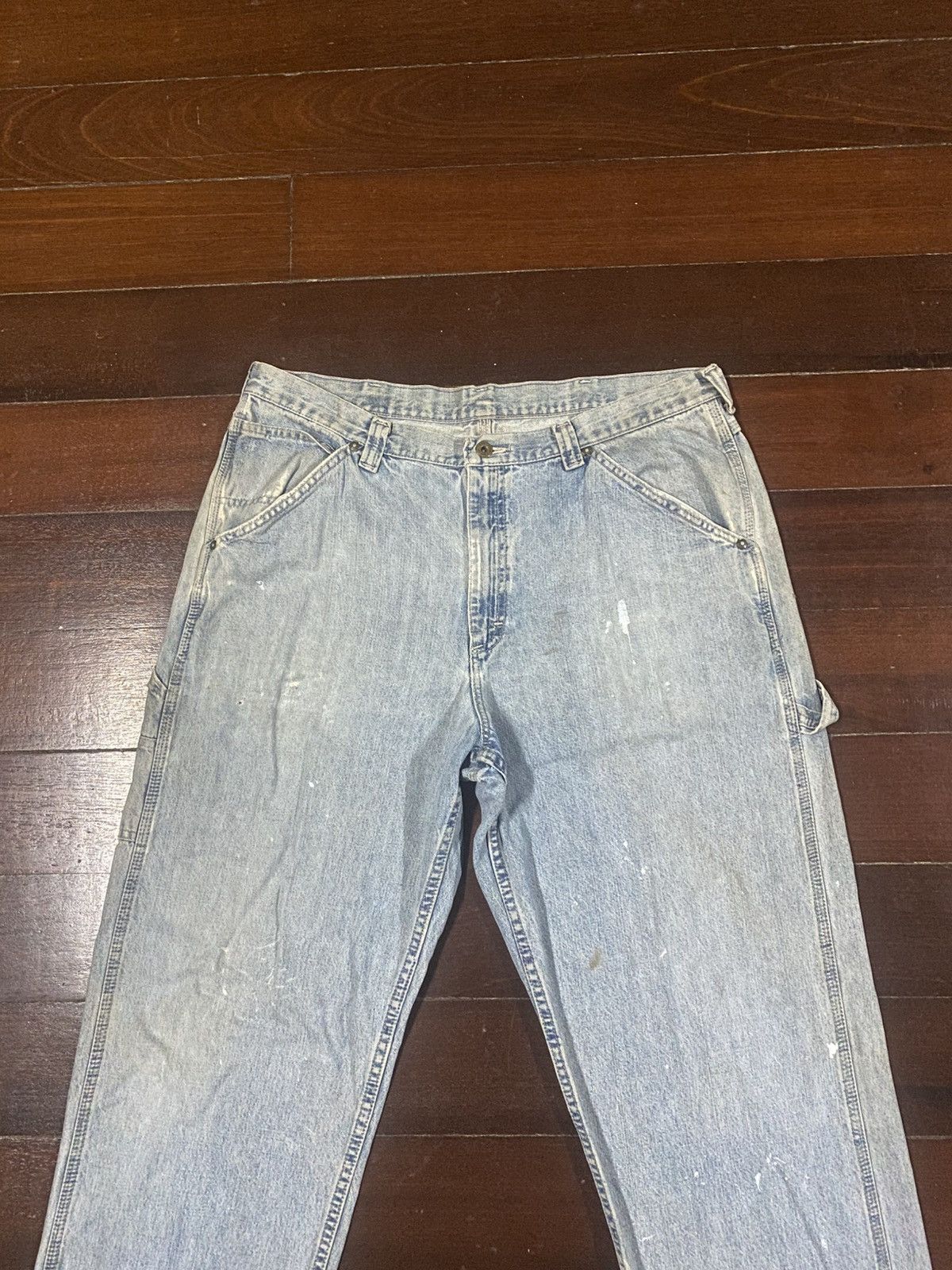 Japanese Brand VINTAGE DENIM CARPENTER DETROIT CHORE JEANS LEE DUNGAREES Size US 39 - 5 Thumbnail