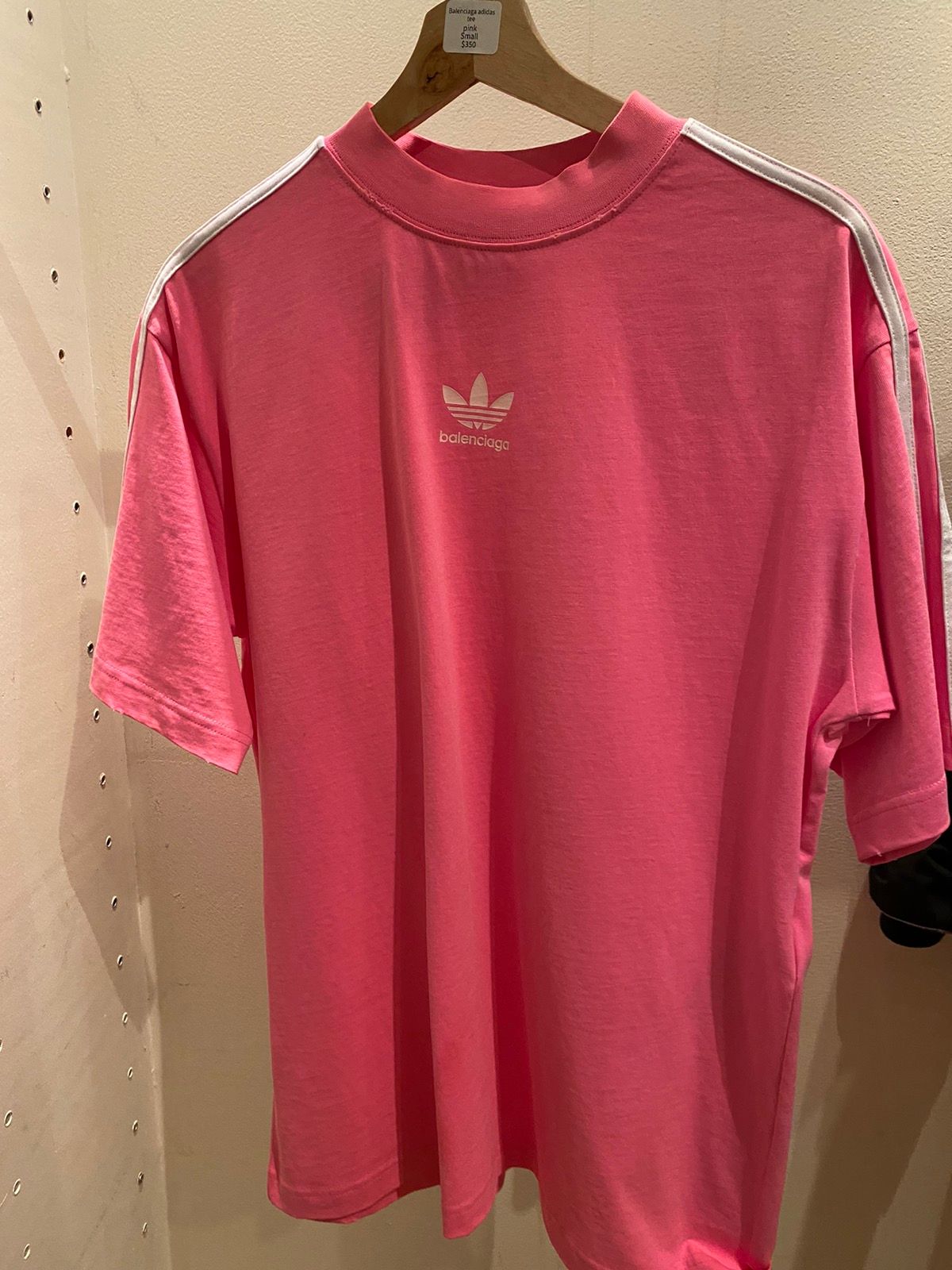 Pre-owned Adidas X Balenciaga Adidas Tee Pink