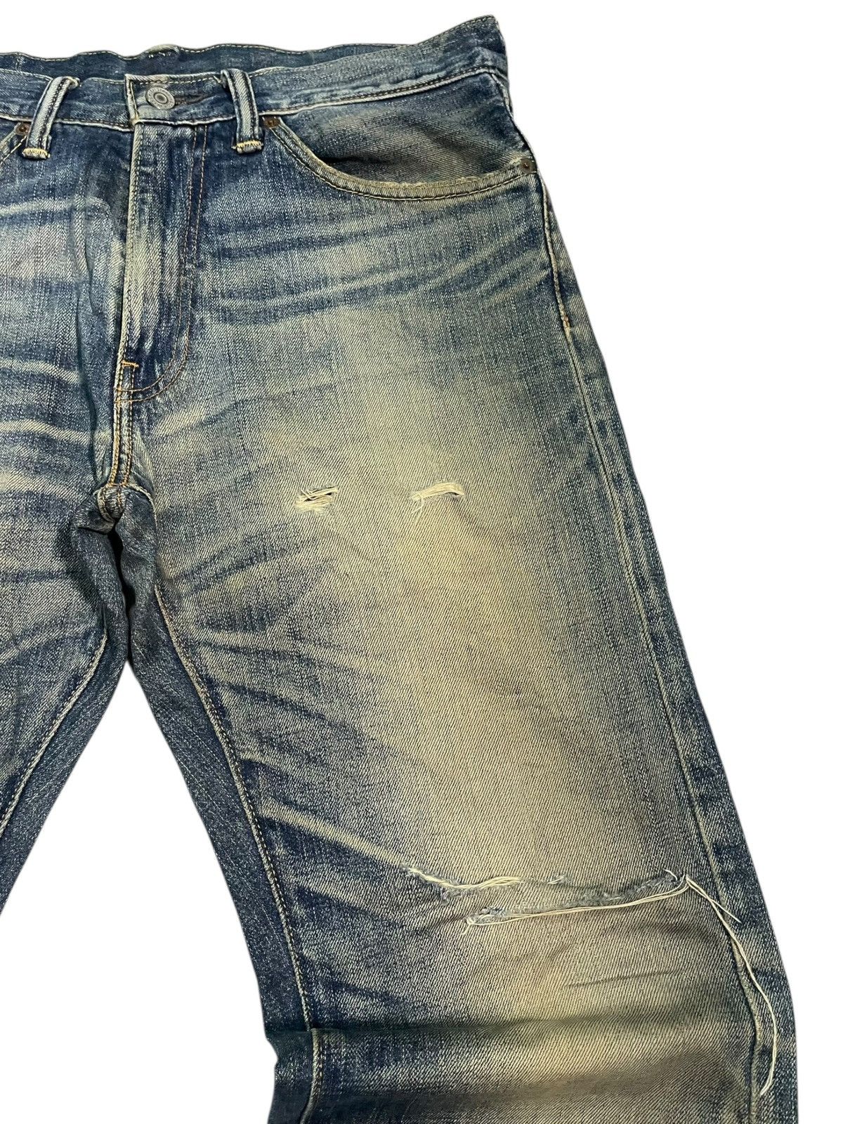 Levi's Vintage Levi’s 505 Jeans Distressed Straight Denim size 34 Size US 34 / EU 50 - 3 Thumbnail