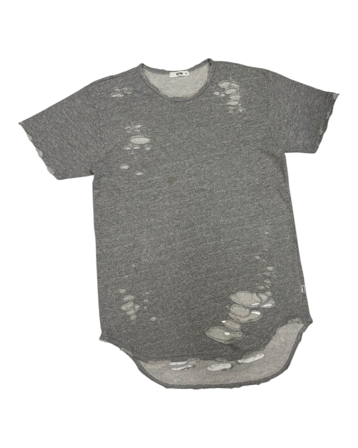 EPTM. EPTM PUNK DISTRESSED BULLET HOLES SHIRT Size US M / EU 48-50 / 2 - 2 Thumbnail