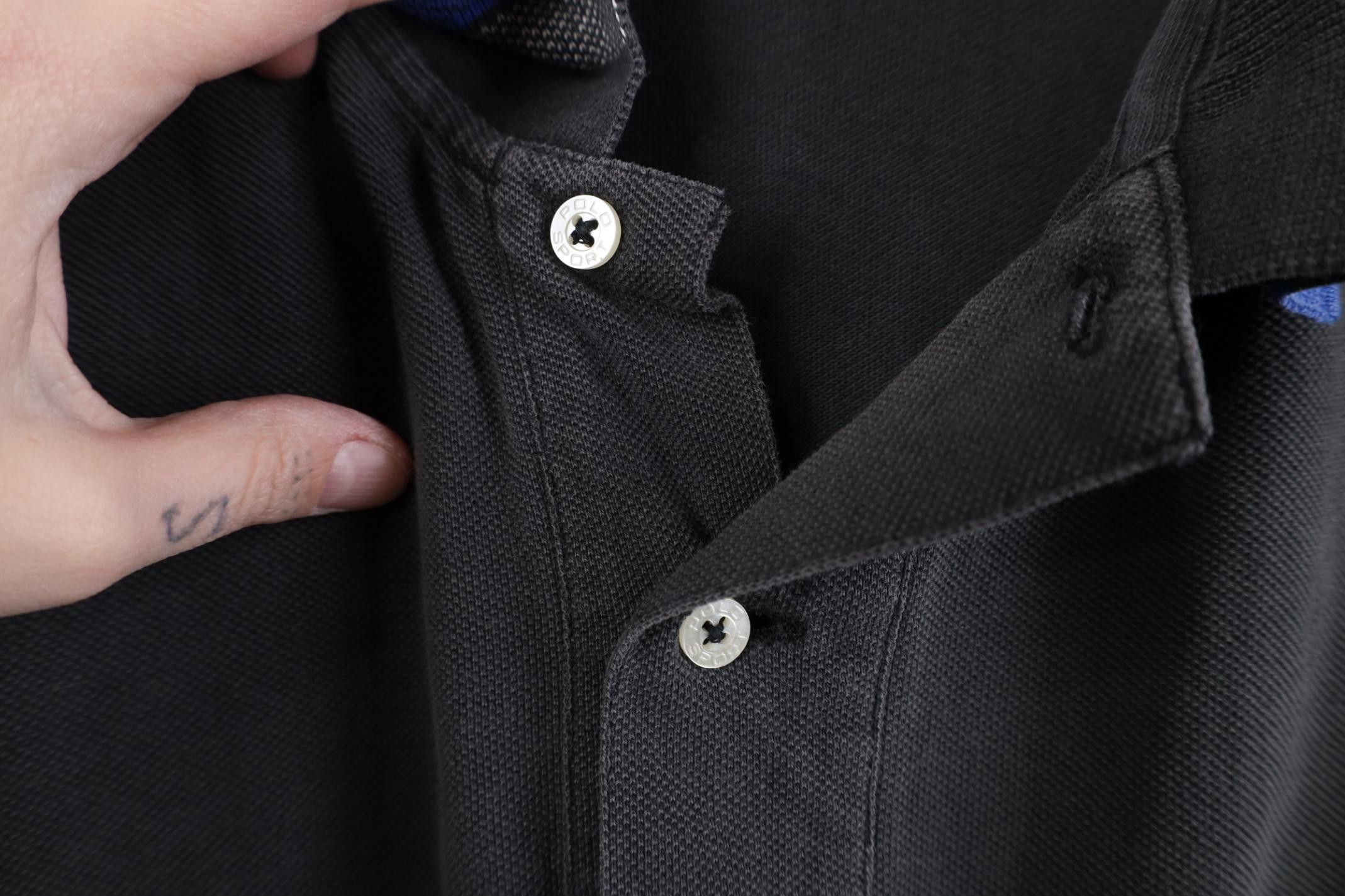 Polo Ralph Lauren Vintage 90s Polo Sport Ralph Lauren Golf Polo Shirt Black Size US XL / EU 56 / 4 - 5 Thumbnail