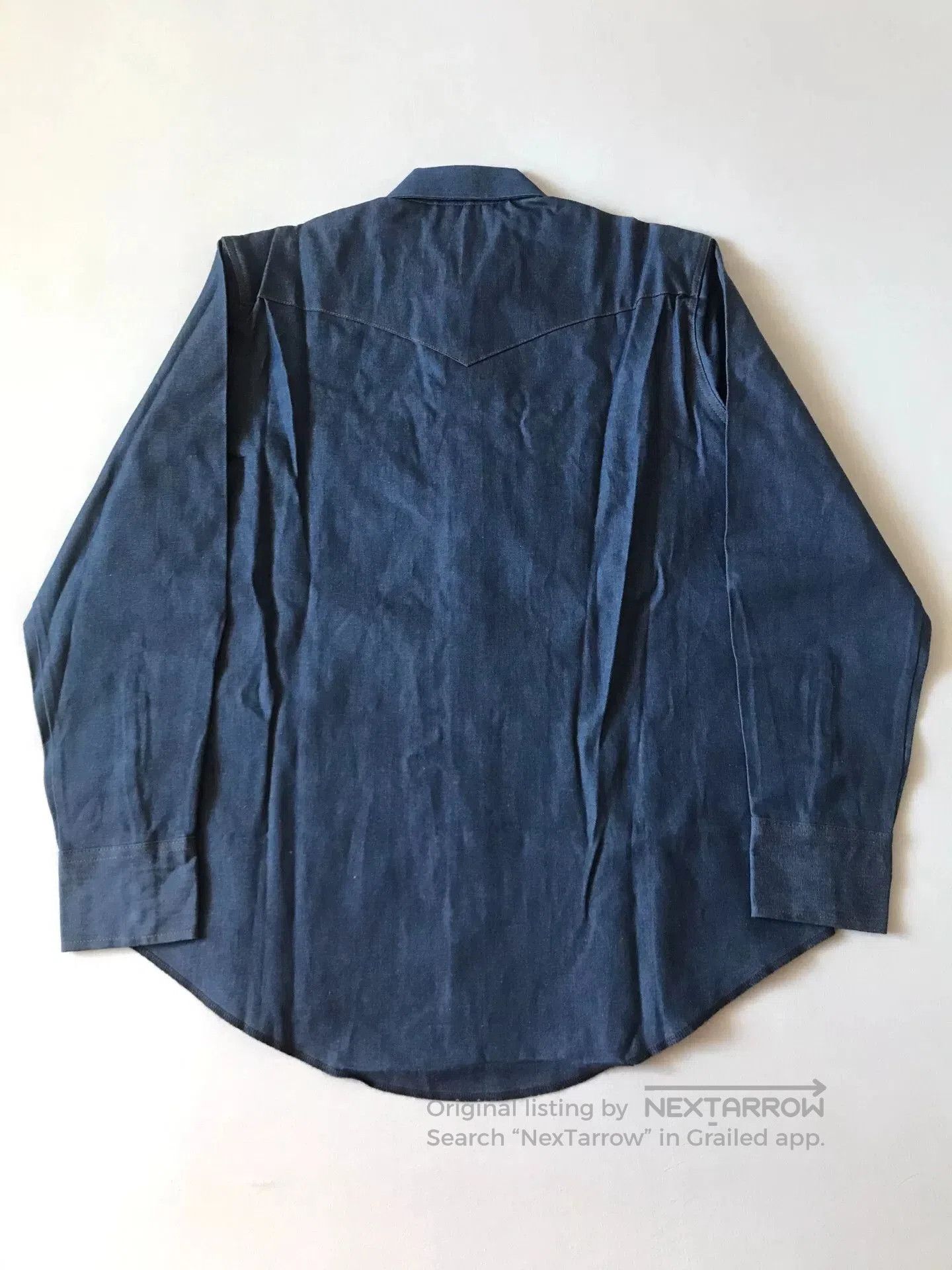 Wrangler Wrangler MS70119 Western Denim Shirt. Size US L / EU 52-54 / 3 - 2 Thumbnail