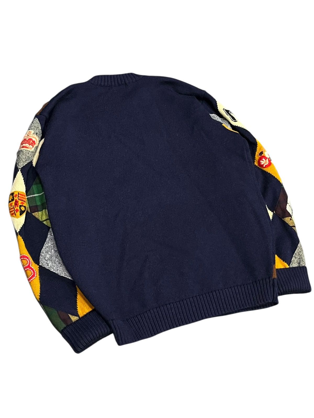 Nicole Club Vtg NICOLE CLUB Multicolor Embroidery Patchwork Wool Sweater Size US M / EU 48-50 / 2 - 4 Thumbnail