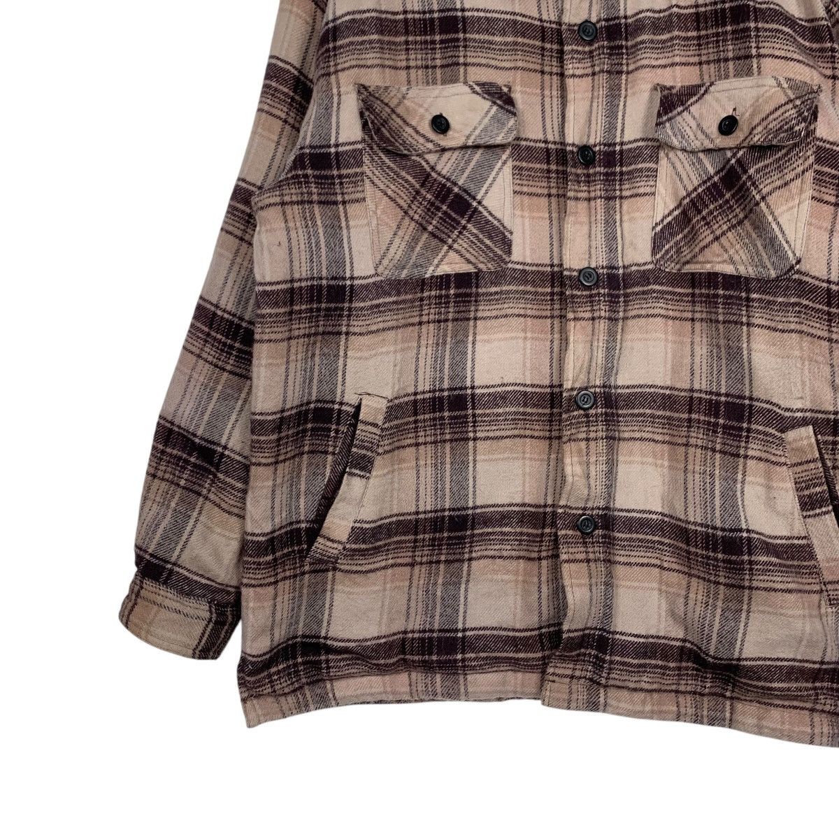 Flannel BICAL BIND Four Pocket Checked Flannel Jacket #2317-C103 Size US L / EU 52-54 / 3 - 3 Thumbnail
